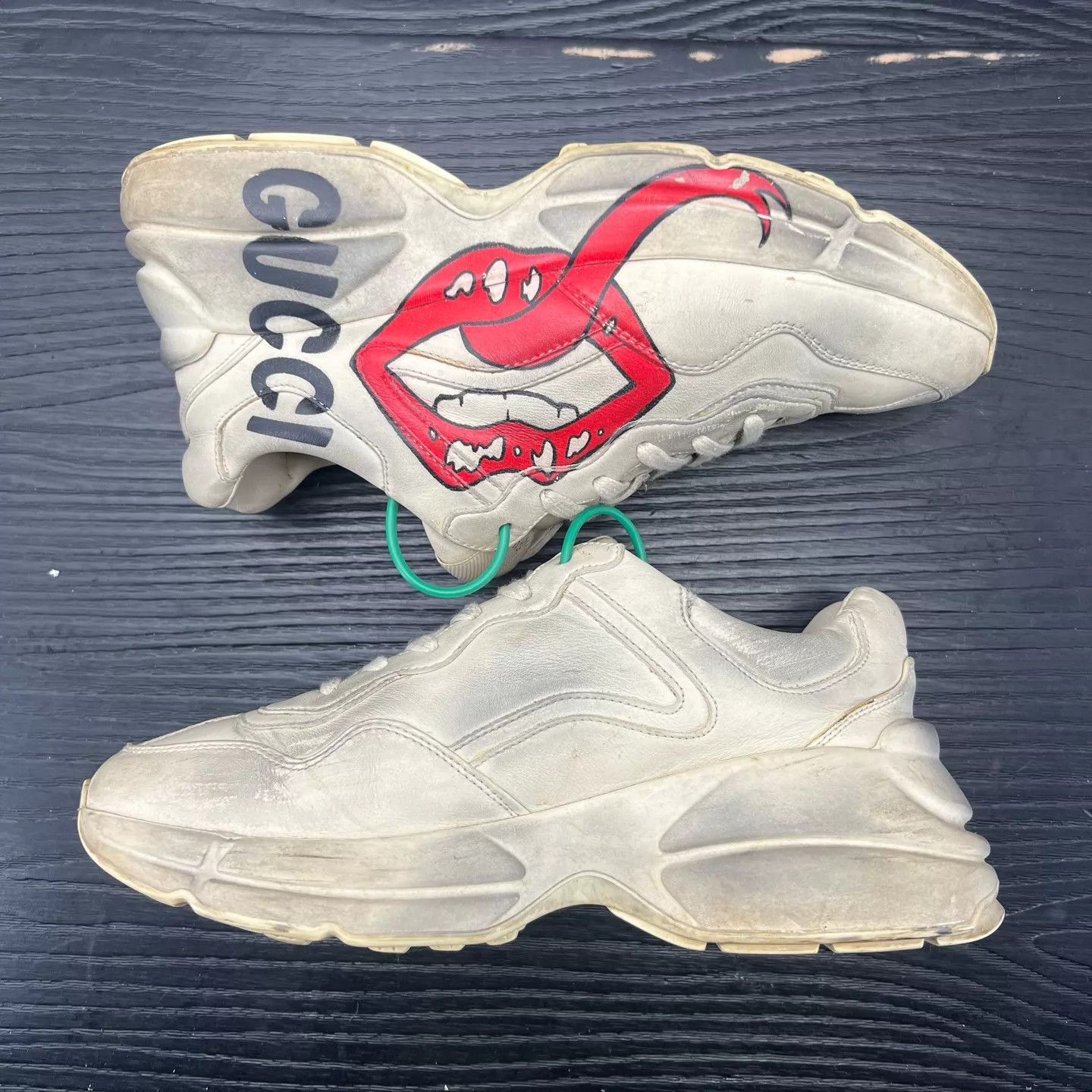 Gucci Gucci Rhyton Distressed Lip 37 Original Box Size US 6.5 / IT 36.5 - 2 Thumbnail
