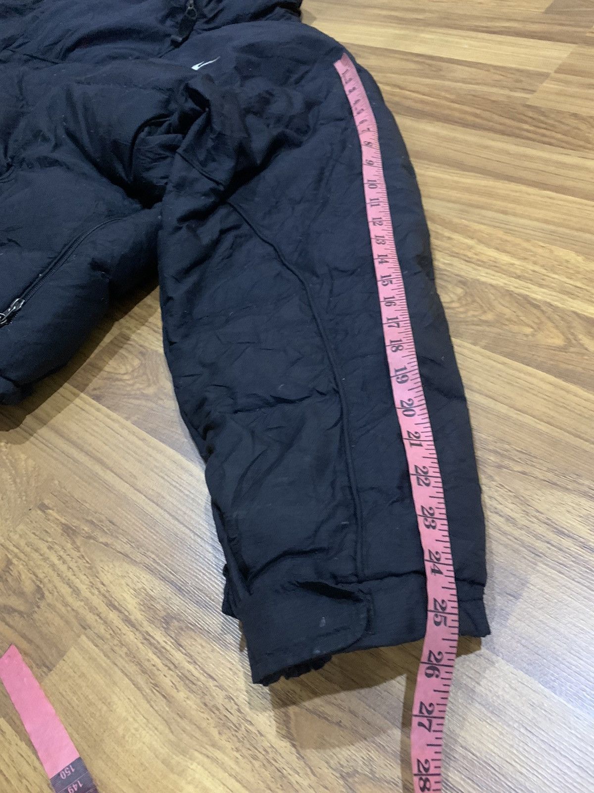Vintage Nike ACG Black Down Puffer Jacket Double Swoosh Logo