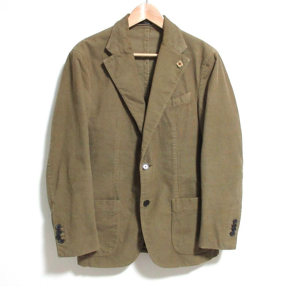 Lardini Lardini Lardini Corduroy Tailored Jacket Textile Outerwear DUTY FREE for USA Size ONE SIZE - 1 Thumbnail