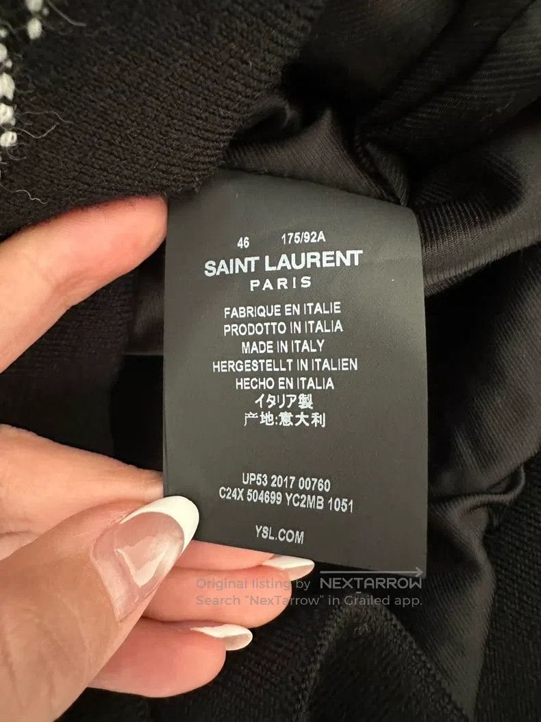 Saint Laurent Paris Saint Laurent Paris Patchwork Jacket Size US S / EU 44-46 / 1 - 3 Thumbnail
