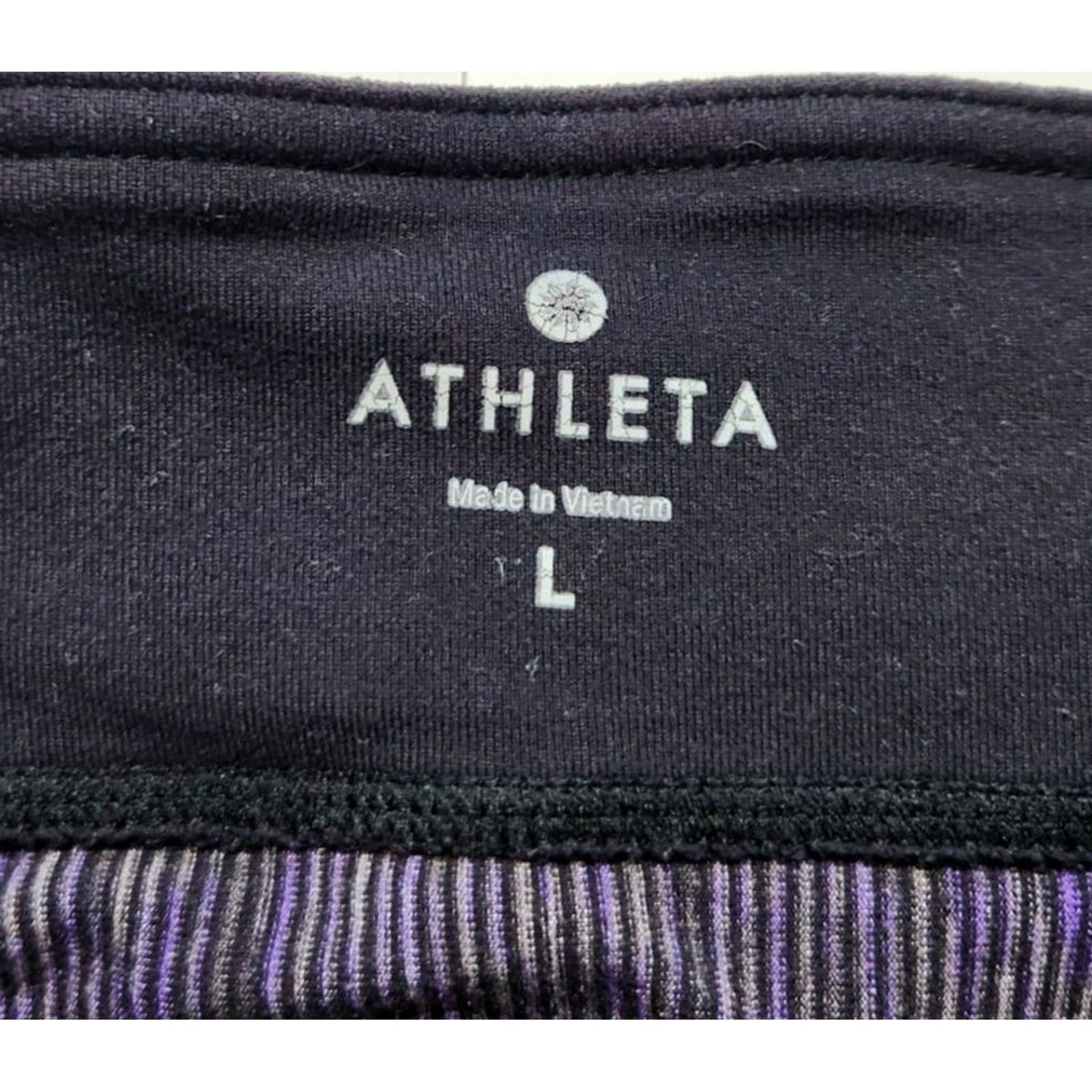 Athleta Athleta Womens L Shorts Activewear Bottoms Elastic Waist Spandex Black Size 36" / US 14 / IT 50 - 4 Thumbnail