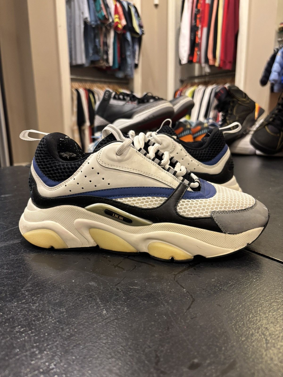 Dior Dior b22 sneakers white blue black Size US 7 / EU 40 - 2 Thumbnail