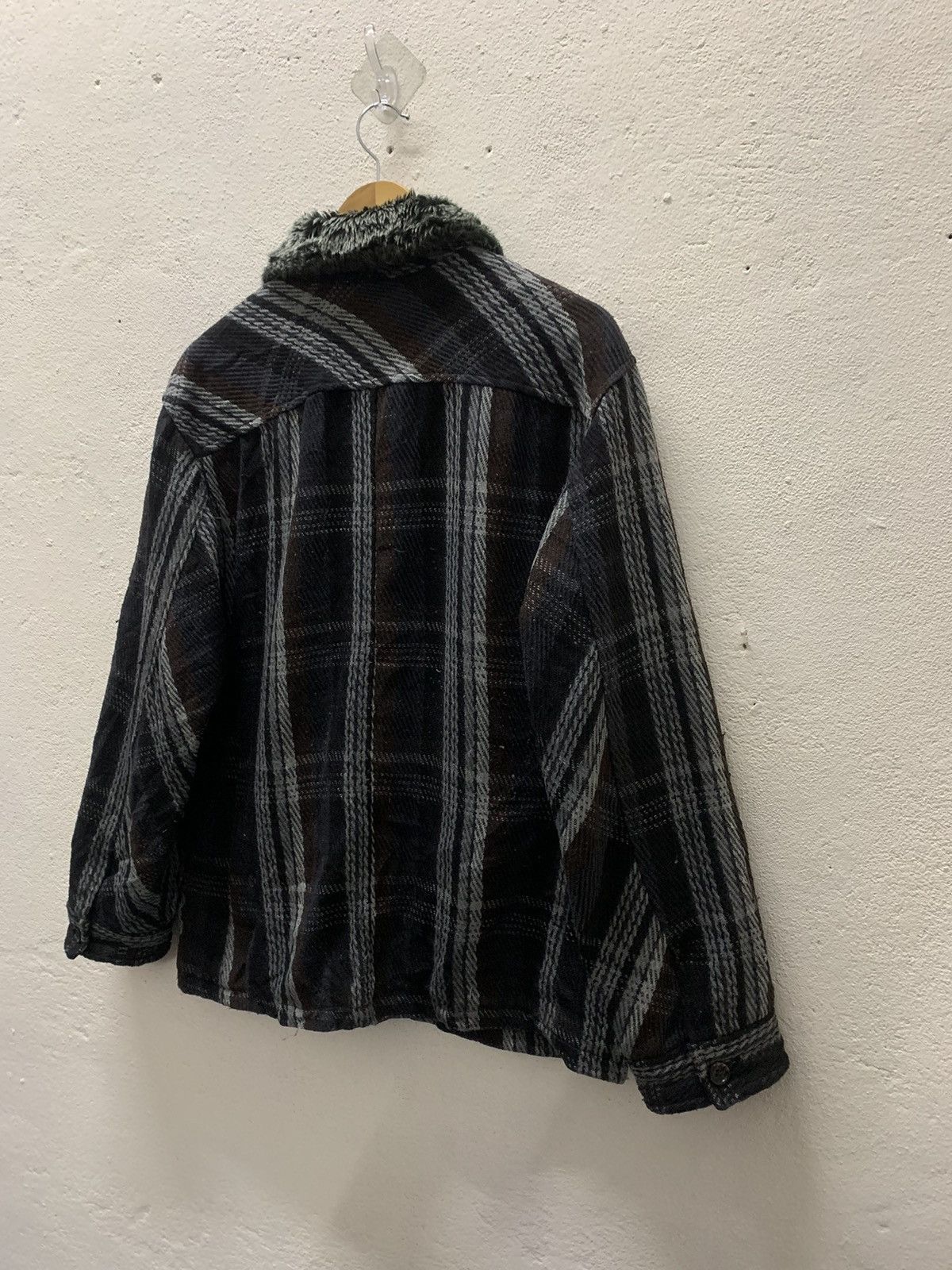 Kansai Yamamoto Vintage Kansai Jeans Wool Fur Jacket Size US L / EU 52-54 / 3 - 5 Thumbnail