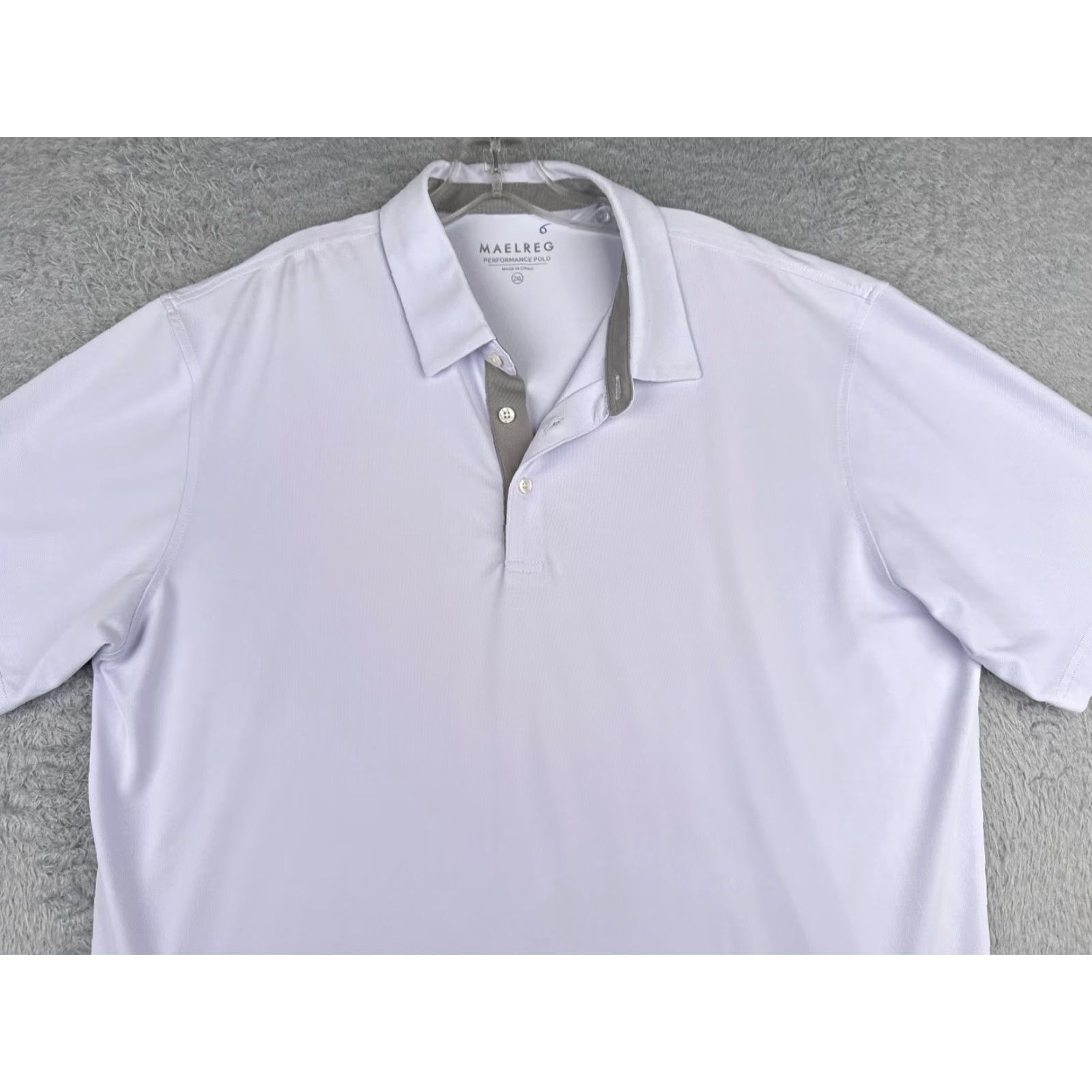 Footjoy Maelreg Shirt Men 2XL Purple Polyester Blend Short Sleeve Jersey Golf Golfer Size US XXL / EU 58 / 5 - 4 Thumbnail