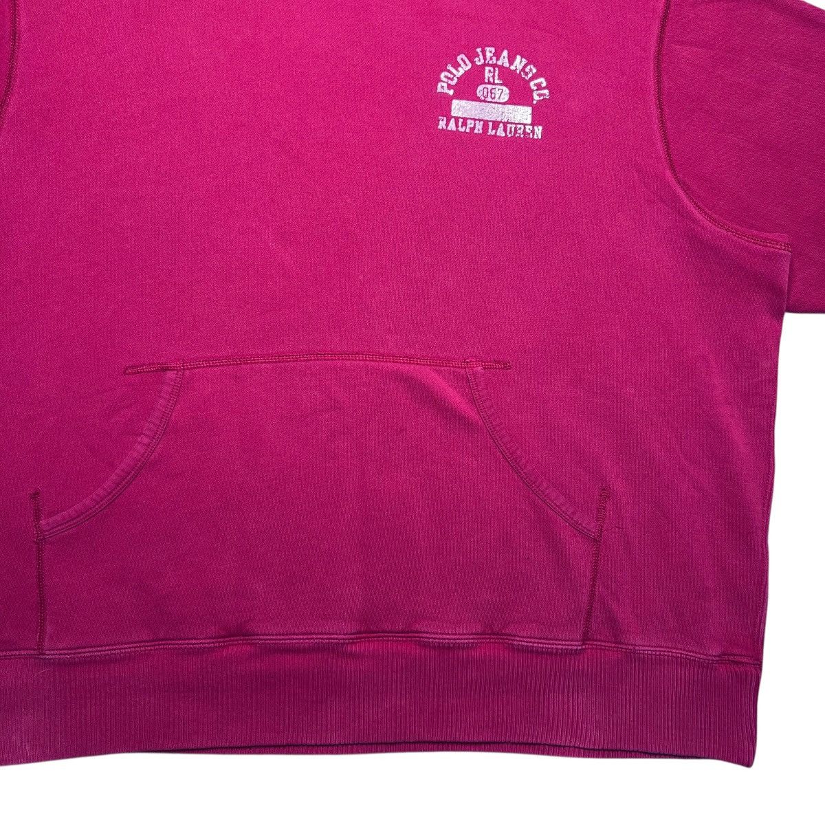 Polo Ralph Lauren Vintage 2000s Polo Jeans By Ralph Lauren Red Pullover Hoodie Size US XXL / EU 58 / 5 - 7 Thumbnail