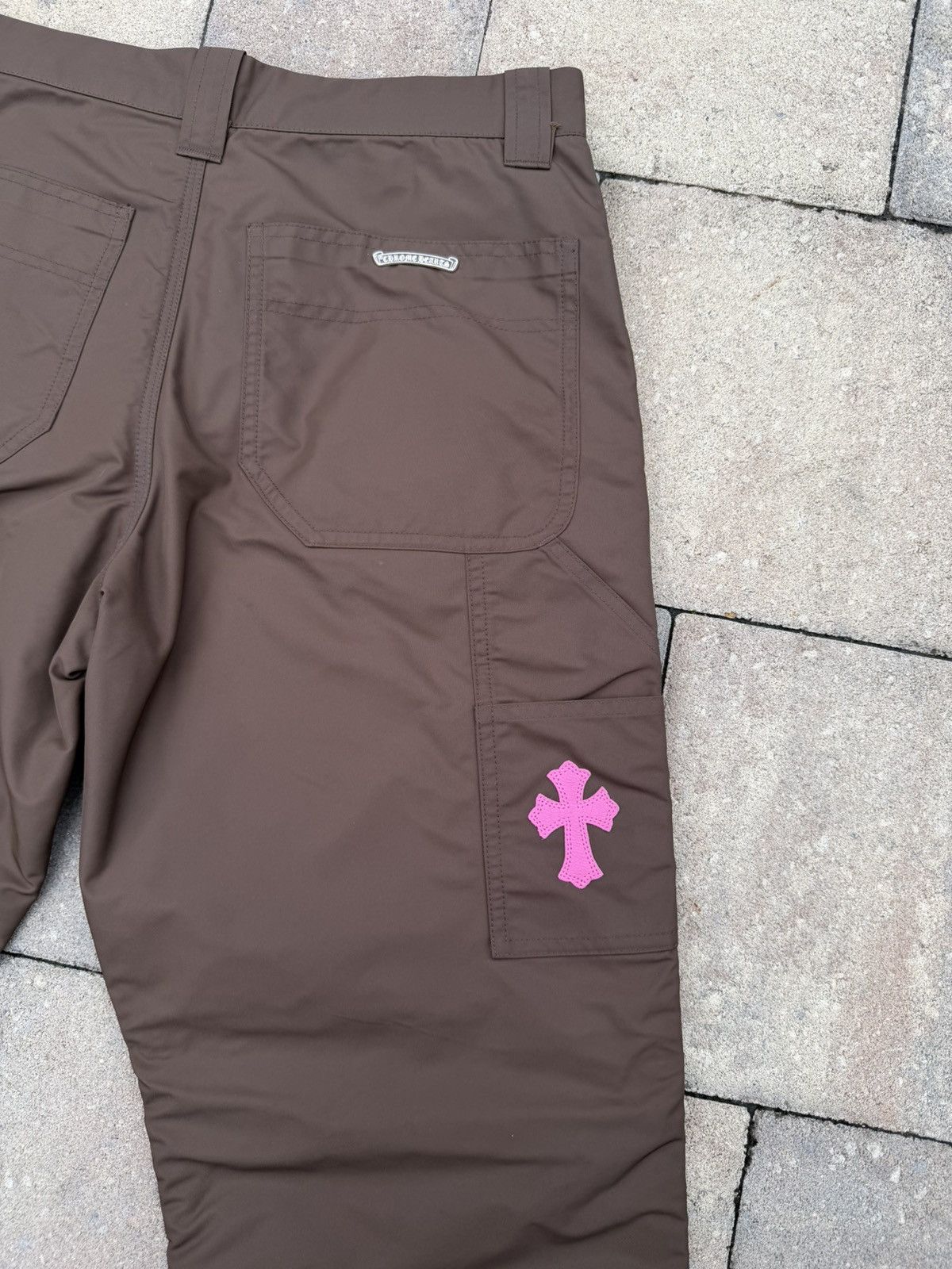 Chrome Hearts chrome hearts leather knee cross carpenter pants Size US 31 - 3 Thumbnail