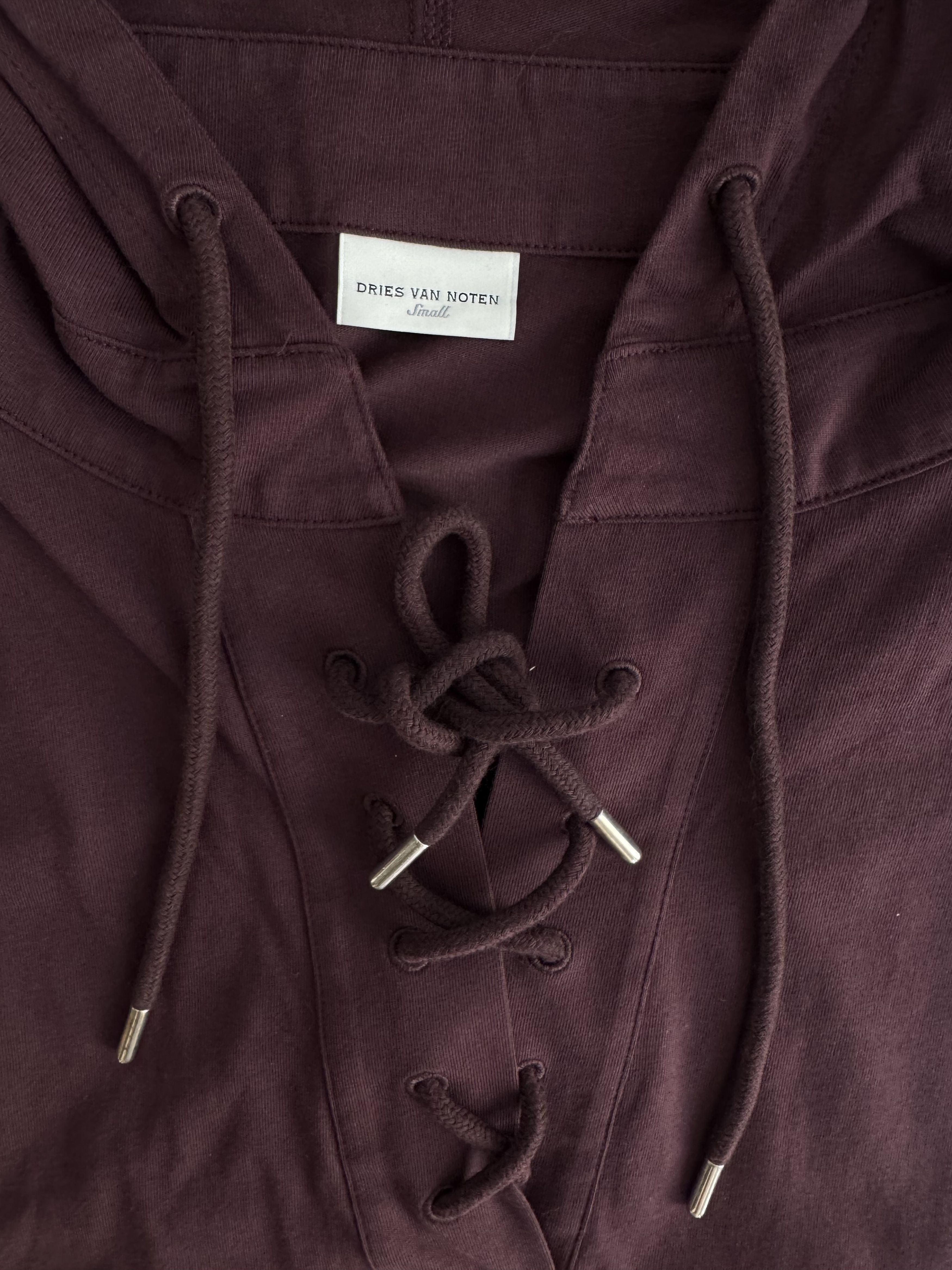 Dries Van Noten Hembes Lace-Up Hoodie Size S / US 4 / IT 40 - 3 Thumbnail