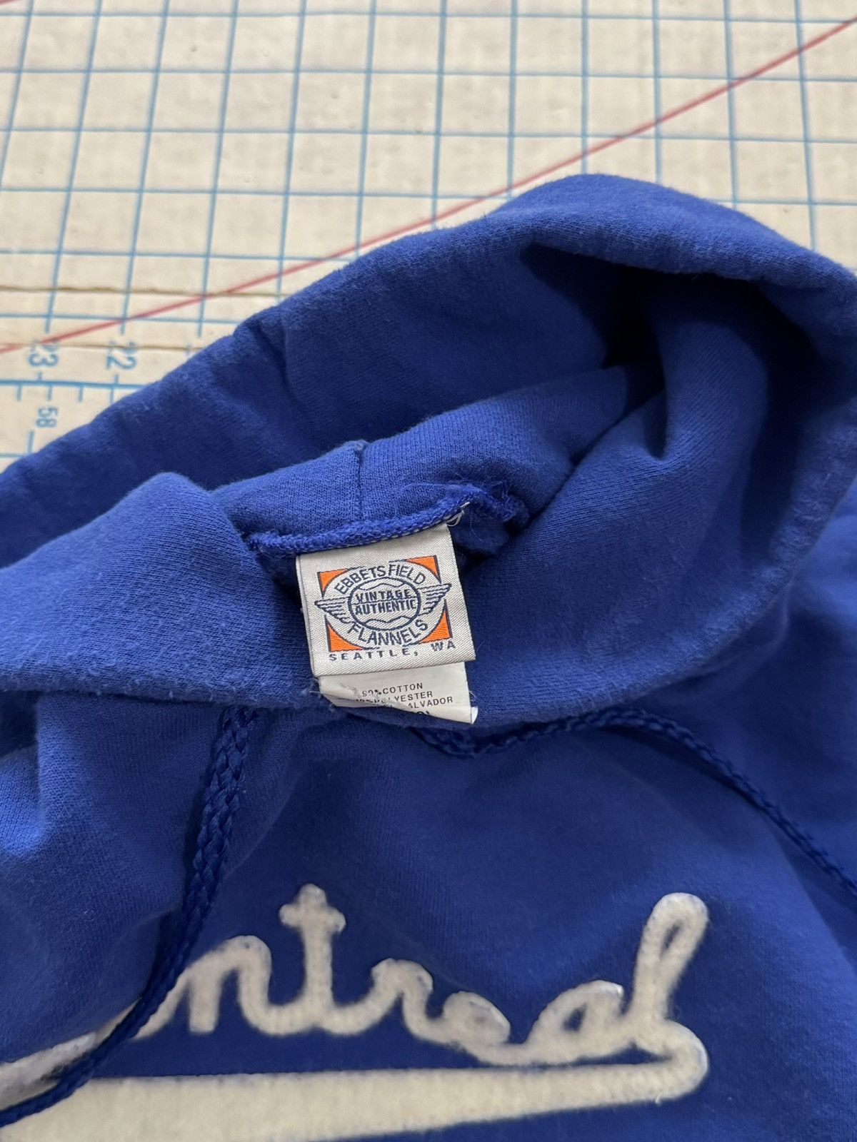 Ebbets Field Flannels Ebbets Field Flannels Montreal Expos Pull Over Hoodie Blue Size US M / EU 48-50 / 2 - 7 Thumbnail