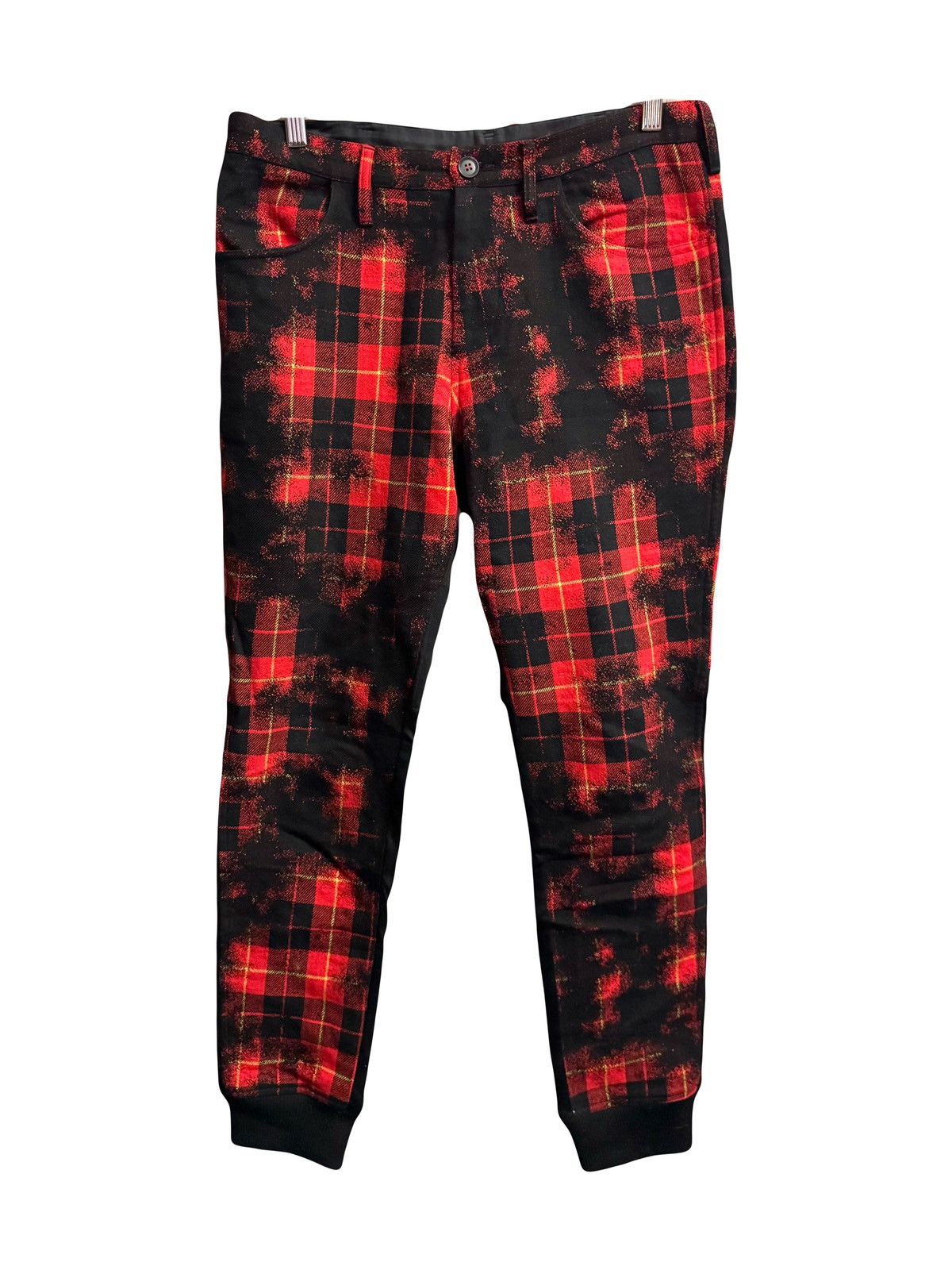 Yohji Yamamoto yohji yamamoto grunge check pants 3 jp Size 27" / US 4 / IT 40 - 1 Thumbnail