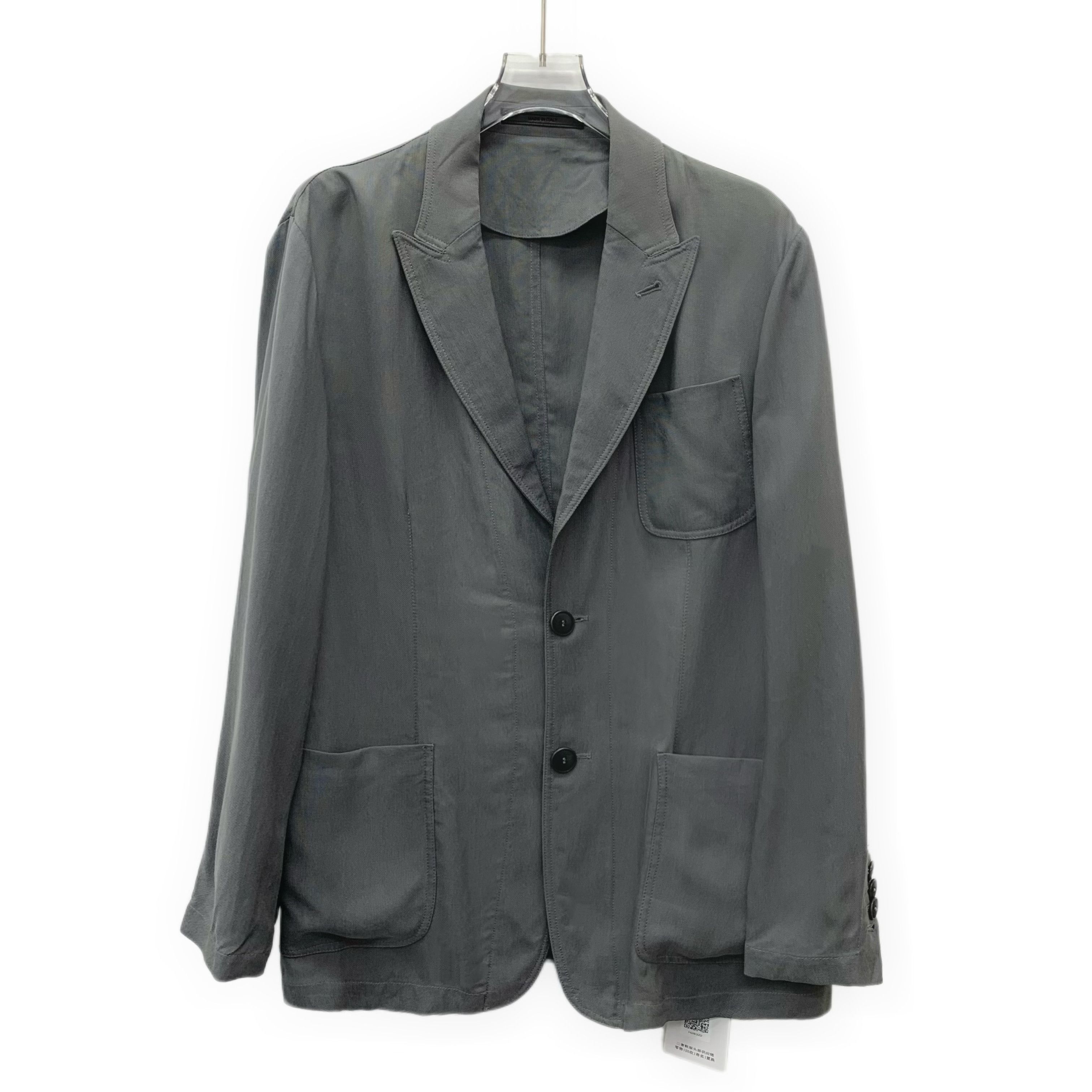 Armani Single-Breasted Blazer Gray (48)