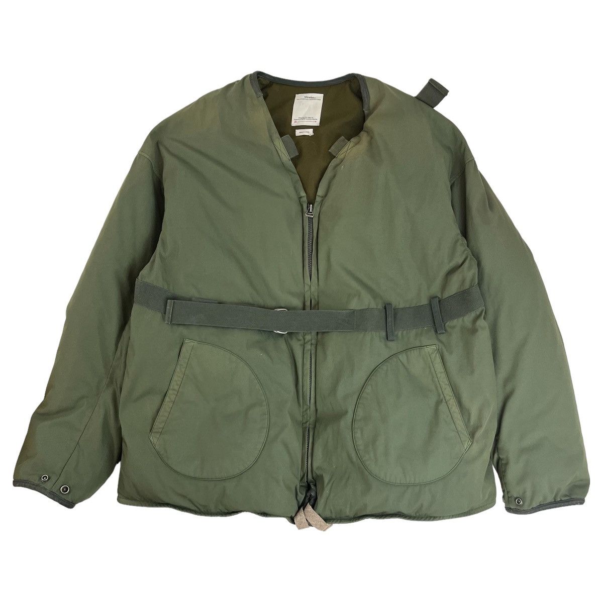 image of Visvim Harrier Down Jacket Green, Men's (Size XL)