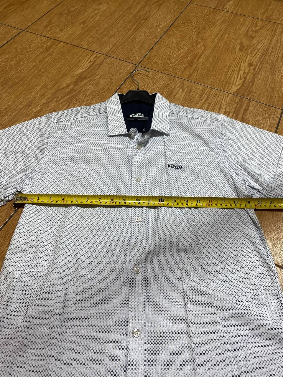 Kenzo Vintage Shirt Kenzo white print Y2K luxury streetwear Size US XL / EU 56 / 4 - 9 Thumbnail
