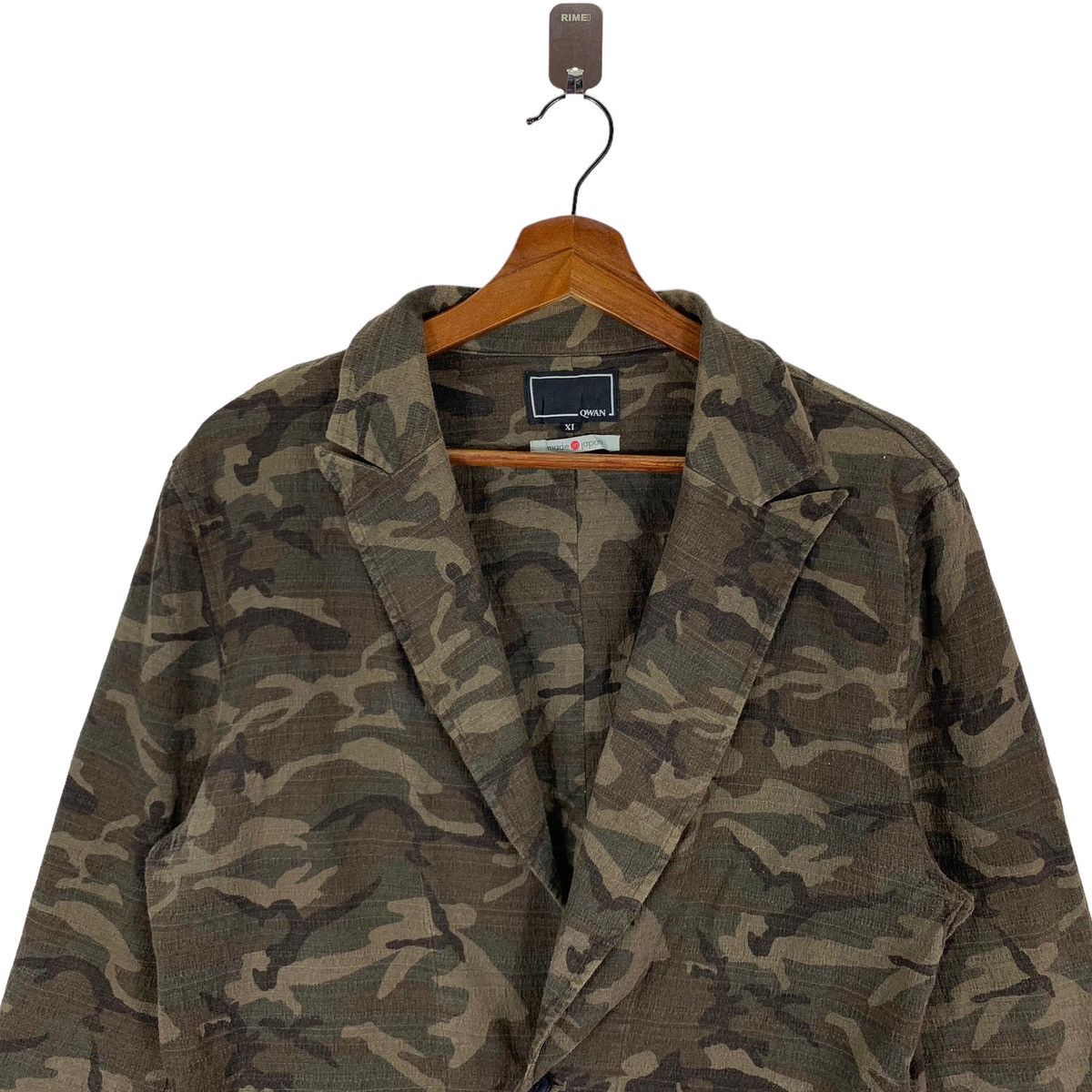 Designer × If Six Was Nine × Vintage Vintage Japanese Brand Qwan Camouflaged Coat Size XL / US 12-14 / IT 48-50 - 3 Thumbnail