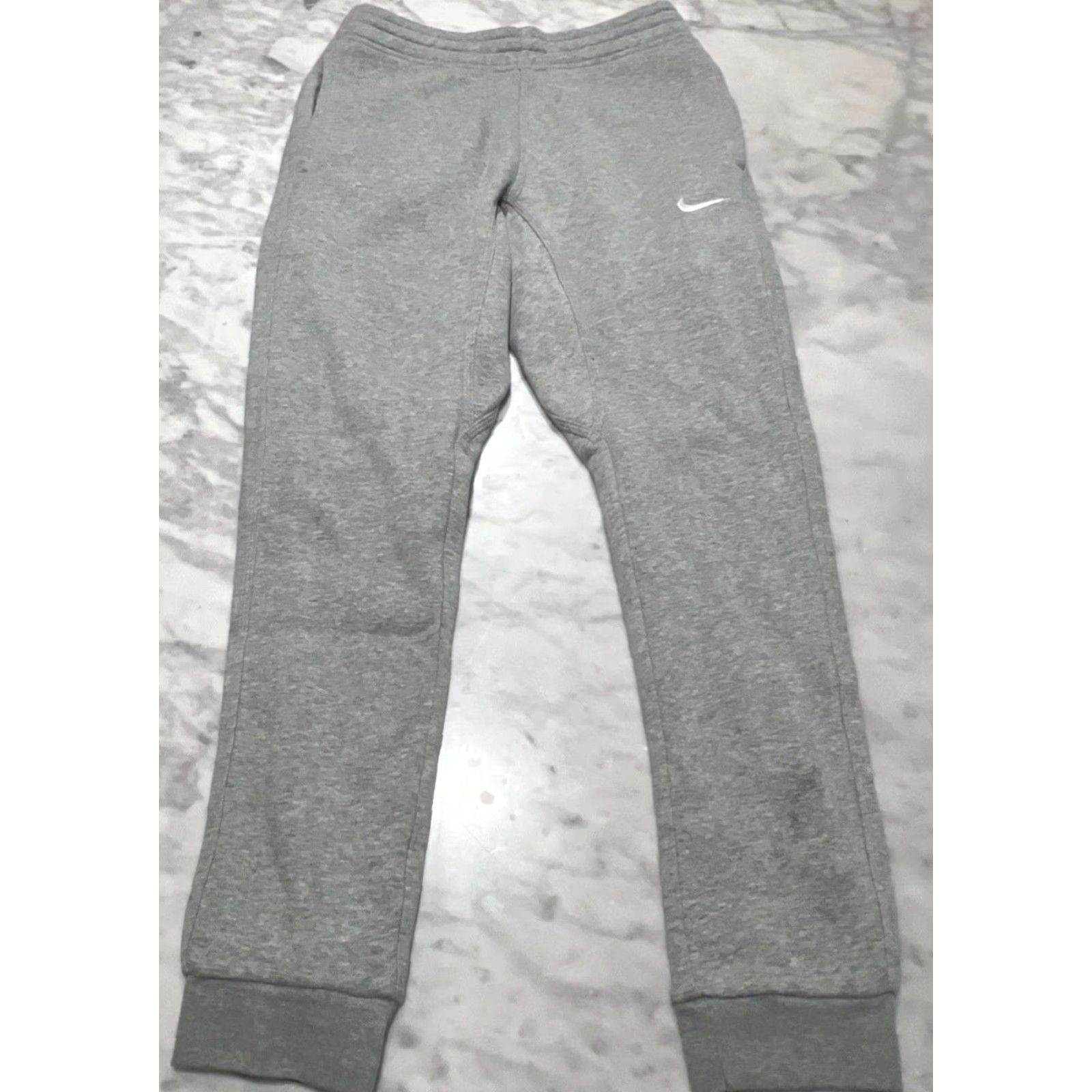 Nike Nike Standard Fit Sweatpants Men Small 716830-063 Gray Drawstring NWT Taper Leg Pockets Elastic Waist Regular Fit Activewear Sports Size US 29 - 2 Thumbnail