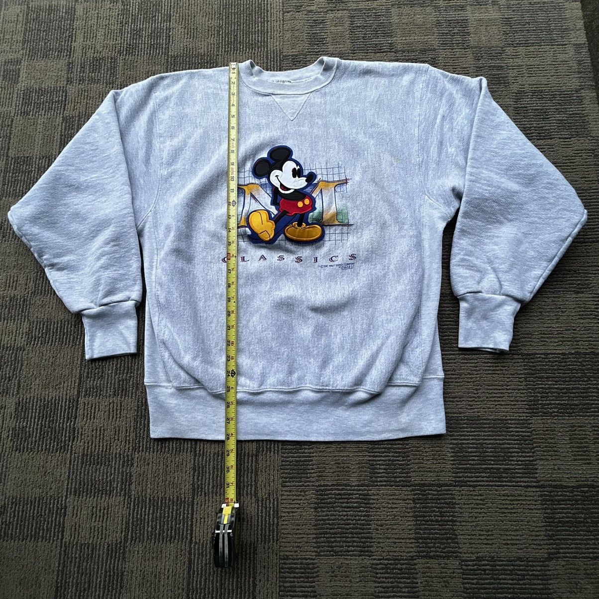 Disney Vintage 90’s Mickey Mouse Reverse Weave Crewneck Sweatshirt Size US XL / EU 56 / 4 - 4 Thumbnail