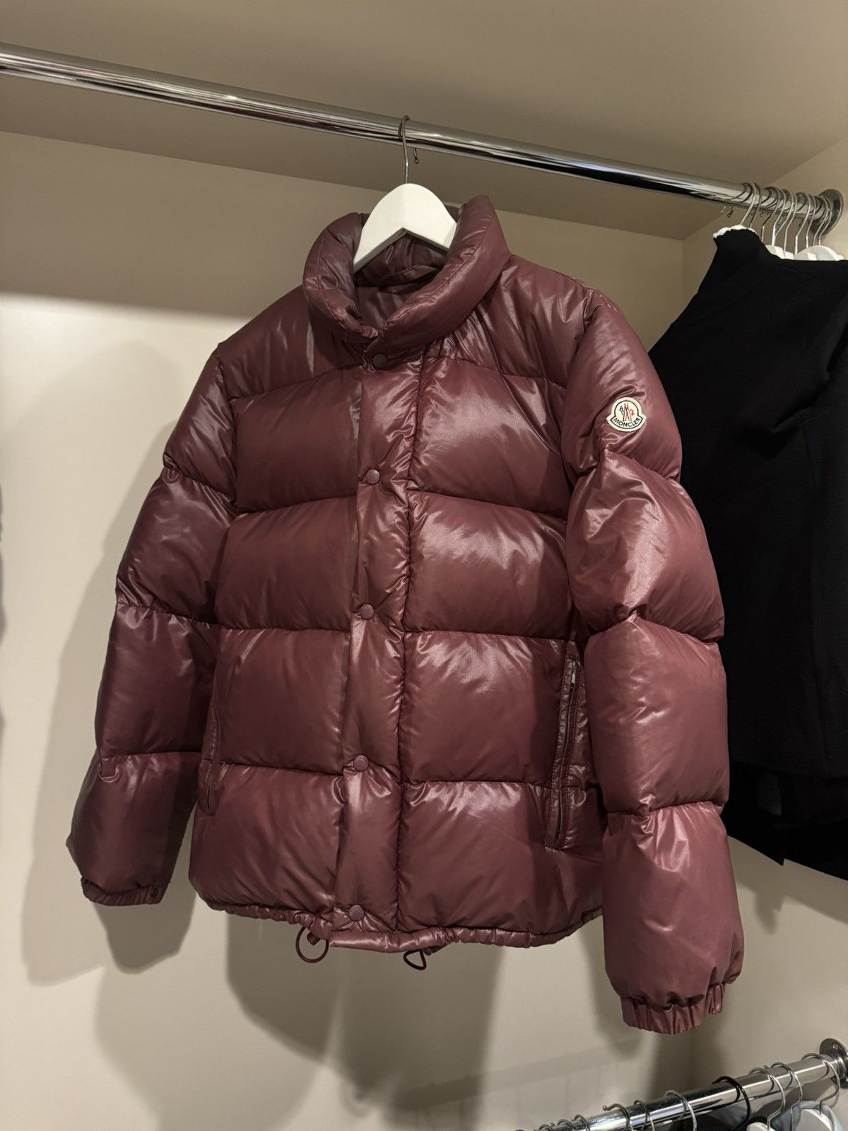 Moncler Moncler Grenoble Vintage Moncler Grenoble Burgundy Puffer Jacket Size M Grailed