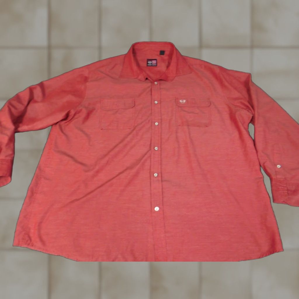 Phat Farm Phat Farm Shirt Mens 3XL Red Button-Down Hip Hop Classic Plaid Long Sleeve Collared Down Cotton Size US XXL / EU 58 / 5 - 1 Thumbnail