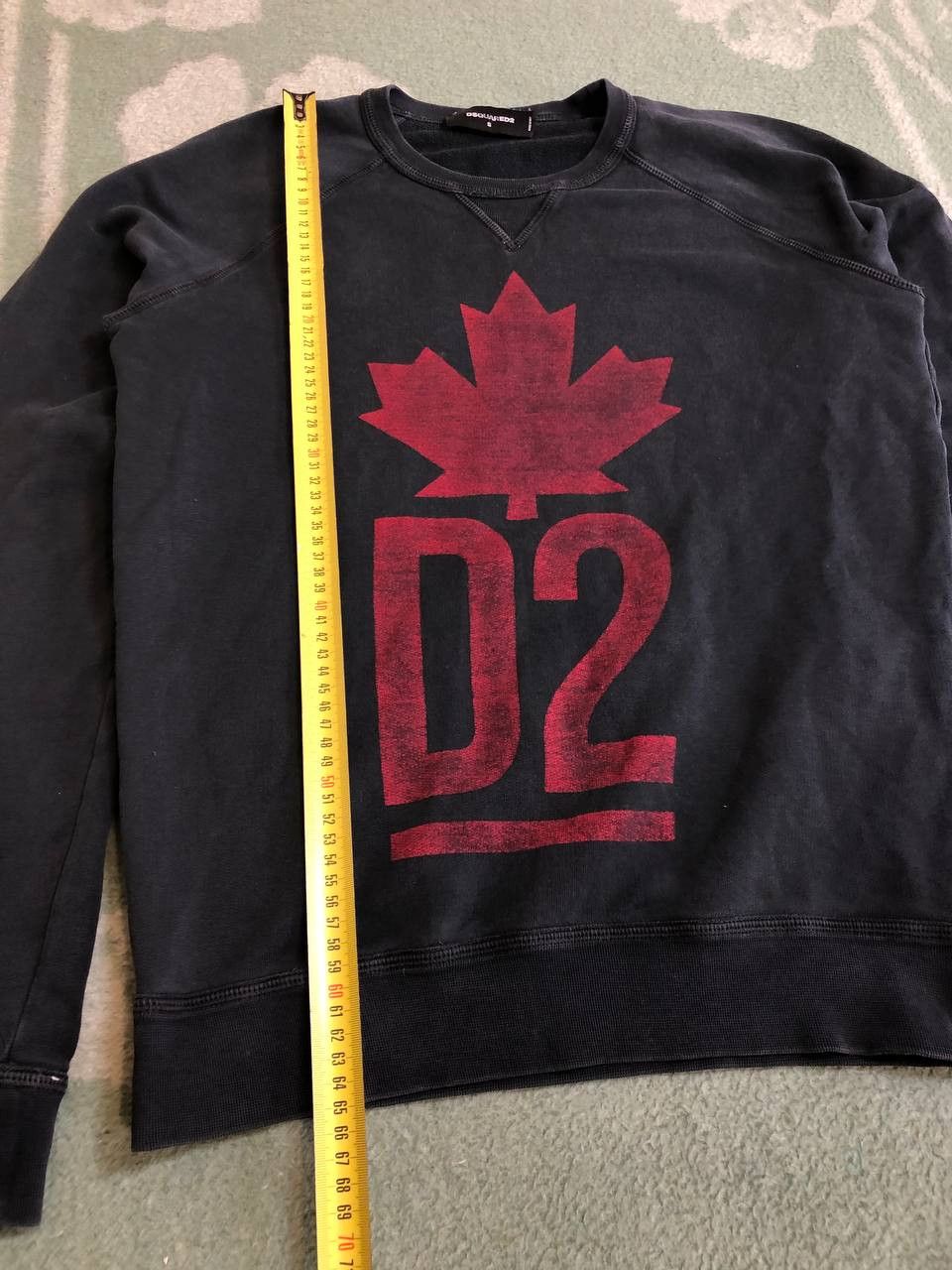 Dsquared2 DSQUARED2 Big Logo Printed Pullover Y2K Made In Italy Size US S / EU 44-46 / 1 - 9 Thumbnail
