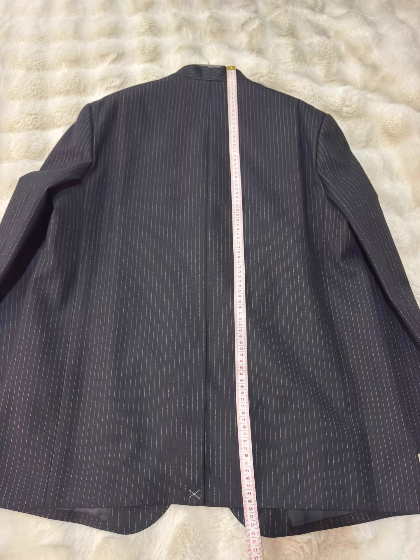 Celine Celine 22fw Hedi stand collar thin stripe suit 54 Size 54L - 7 Thumbnail
