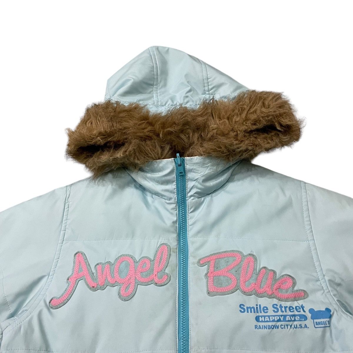 Angel Blue Vintage Angel Blue Reversible Hoodie Jacket Size US S / EU 44-46 / 1 - 7 Thumbnail