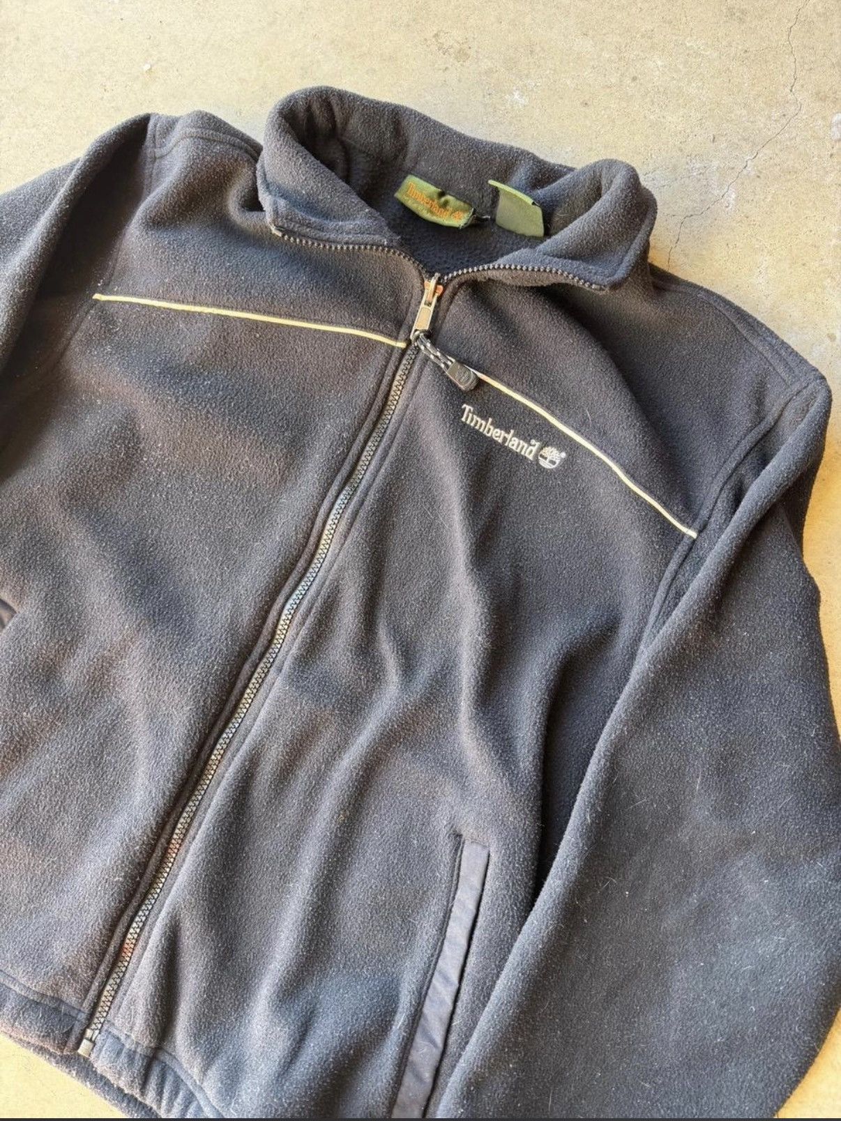 Timberland Vintage Timberland black fleece Size US S / EU 44-46 / 1 - 1 Thumbnail