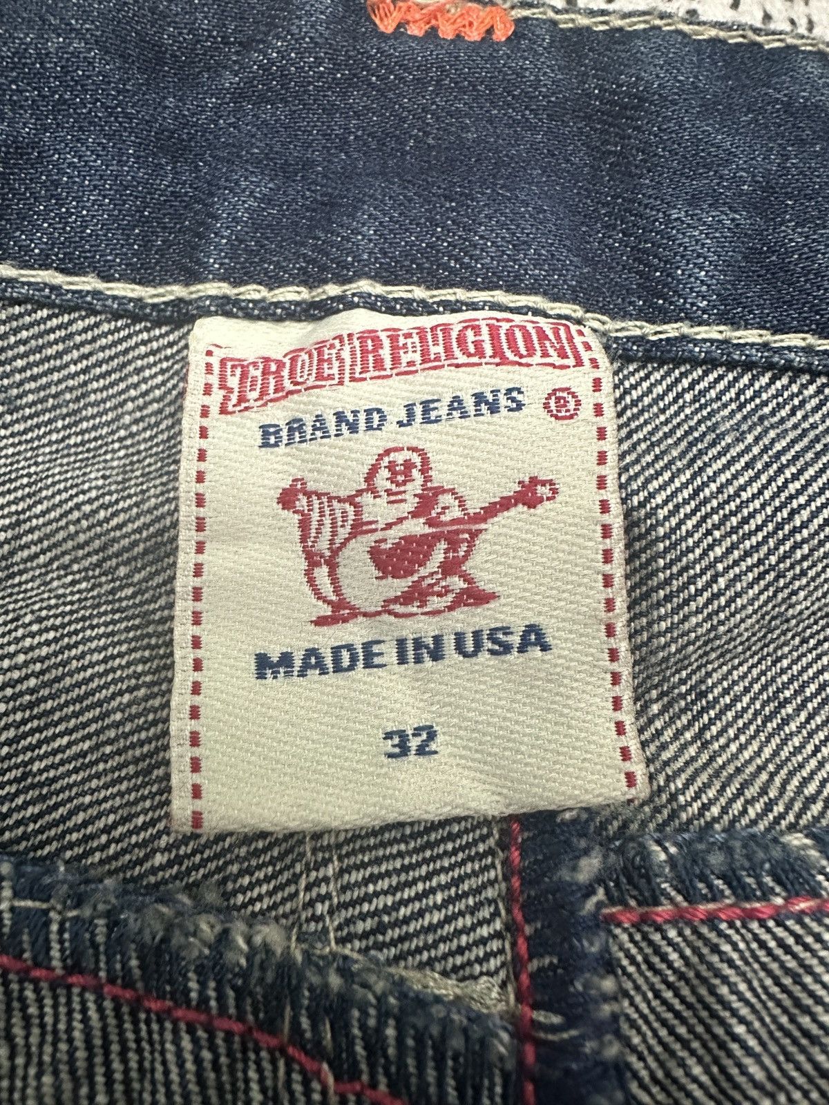 True Religion 🔥🔥🔥True Religion World Tour blue denim jeans Size US 32 / EU 48 - 8 Thumbnail