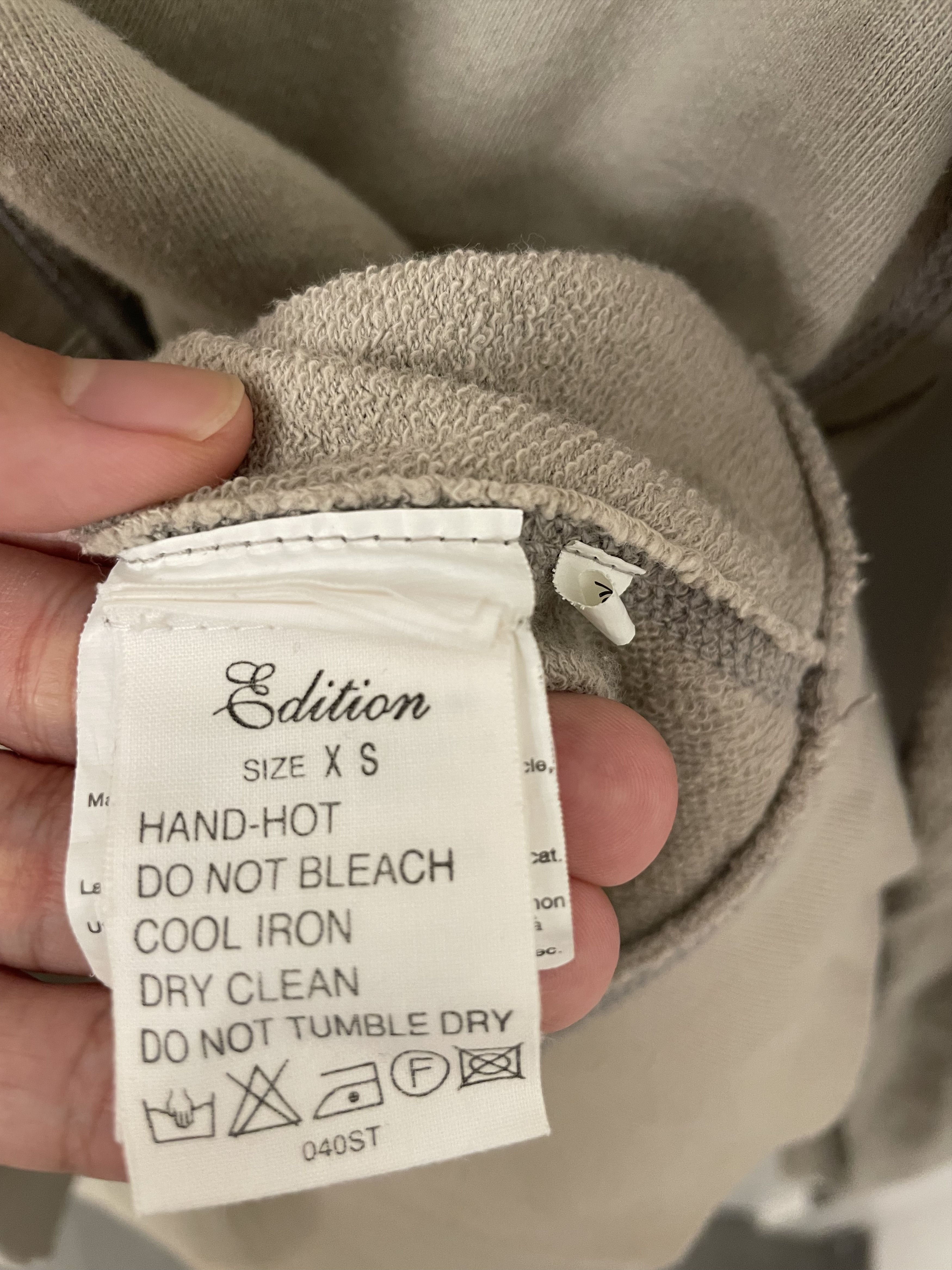 T by Alexander Wang T by Alexander Wang Cream Zip Up Hoodie Size US XS / EU 42 / 0 - 2 Thumbnail