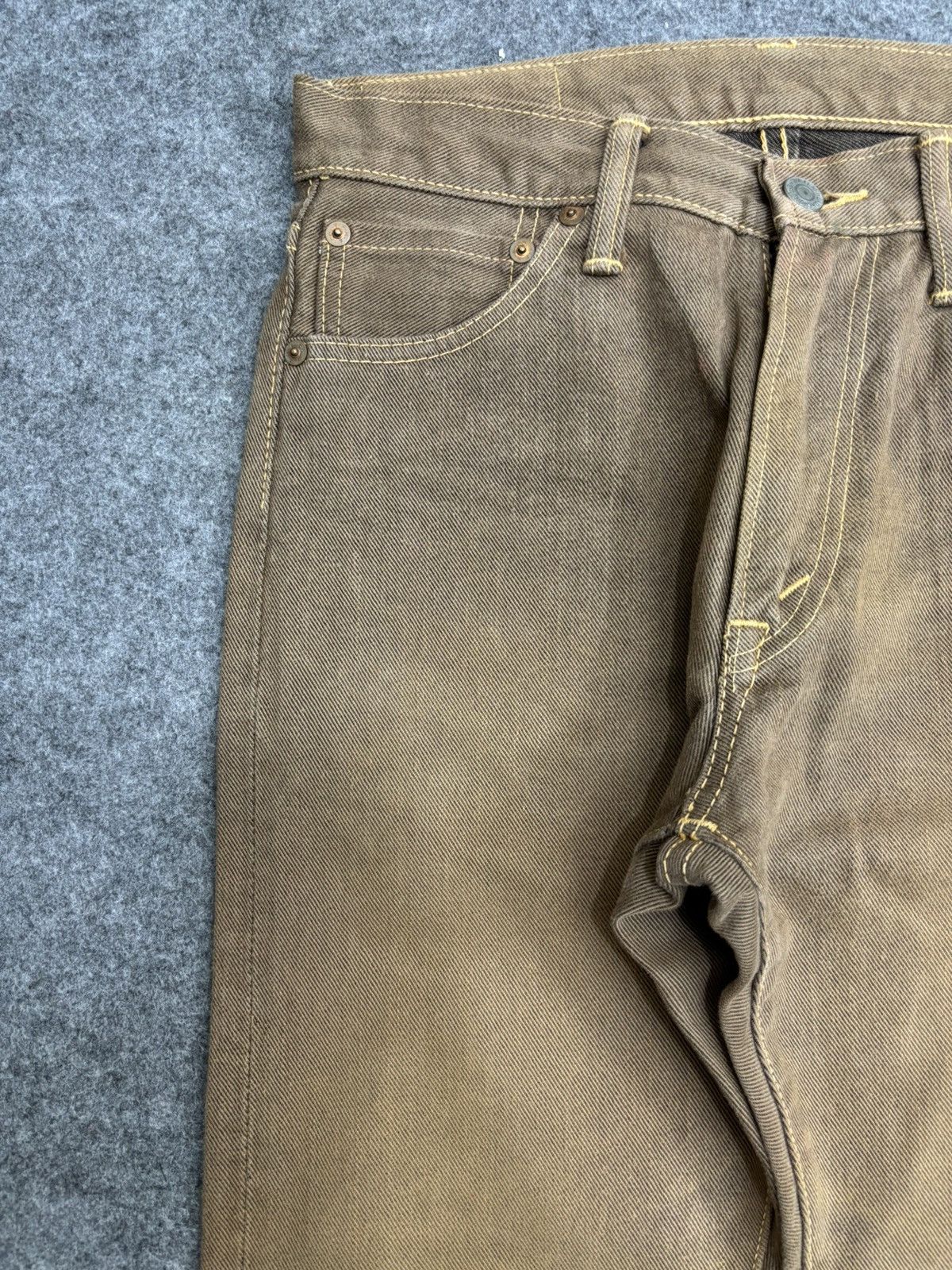 The Flat Head 💥FLARE Biker Denim💥Vintage The Flat Head Flare Denim F604 Size US 29 - 4 Thumbnail