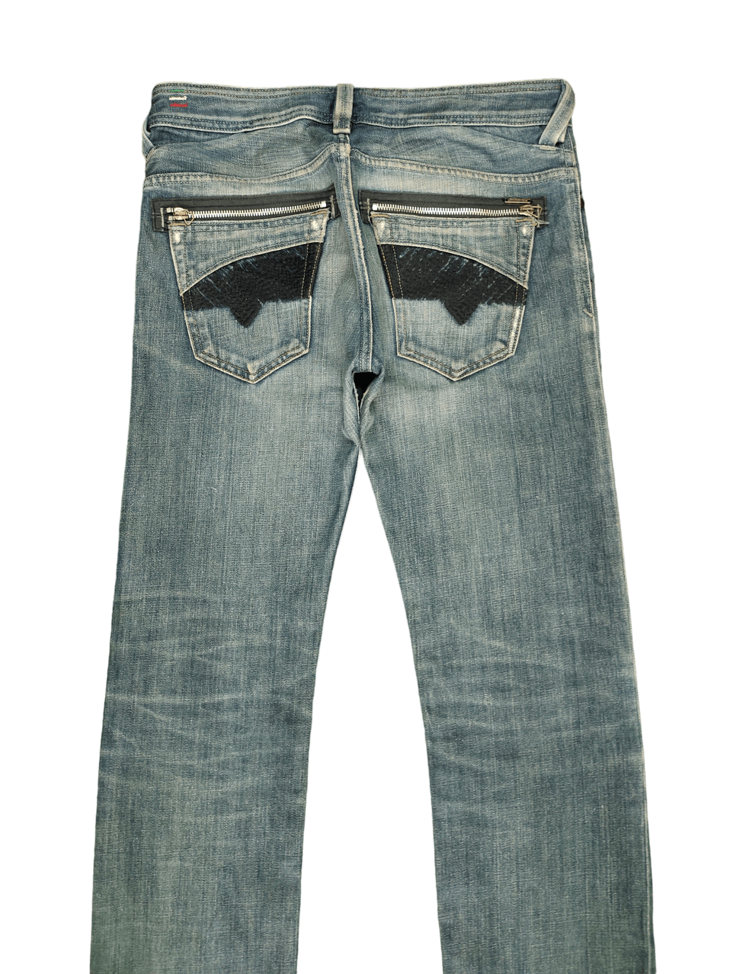 Diesel Vintage Y2k Diesel Slammer Embroidered Pocket Denim Jeans Size US 30 / EU 46 - 11 Thumbnail