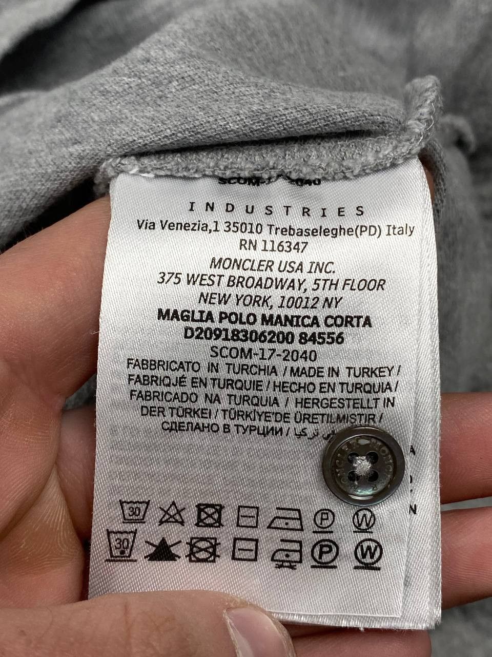 Moncler Moncler Maglia Manica Corta Polo Shirt Size US L / EU 52-54 / 3 - 8 Thumbnail
