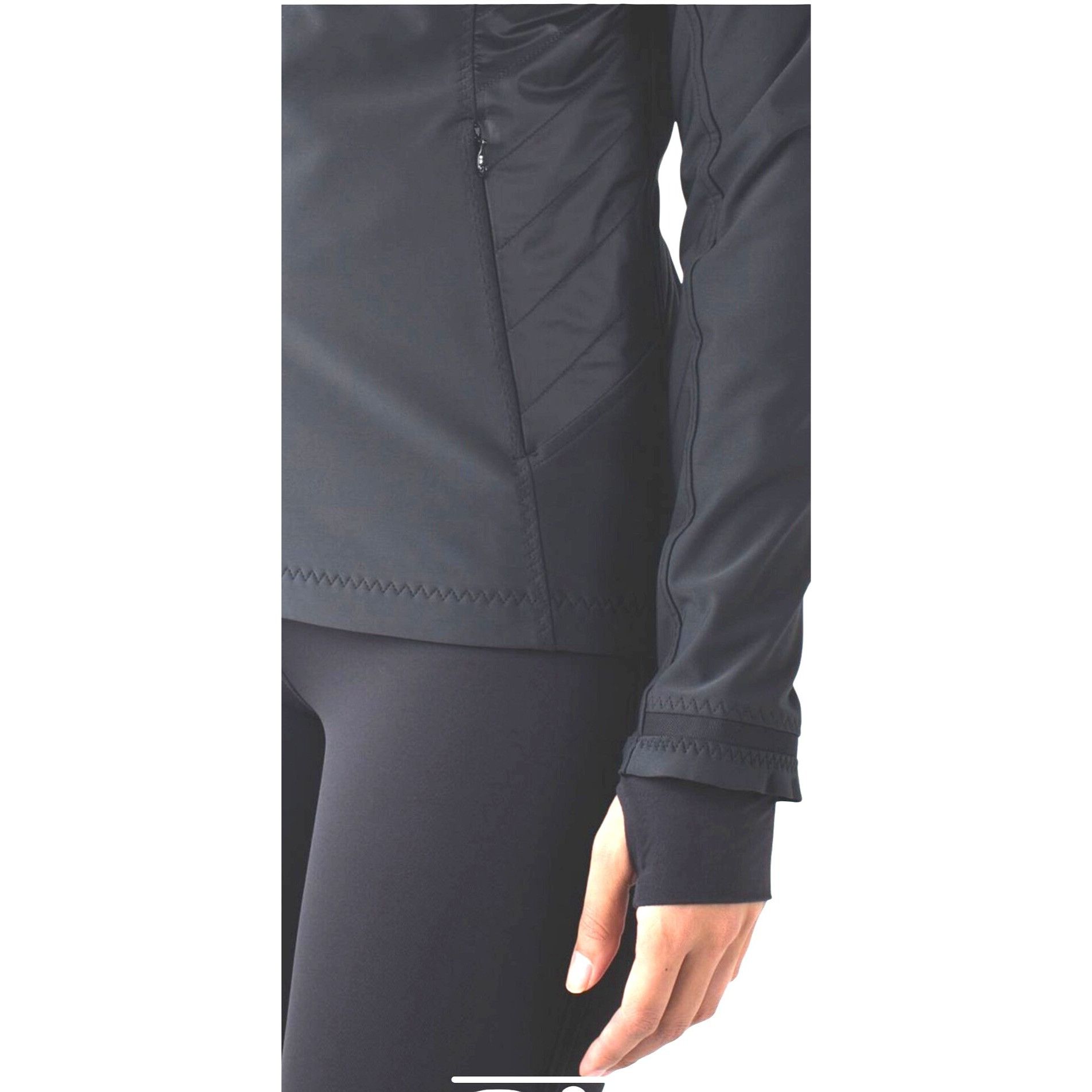 Lululemon Lululemon Wind Runner Softshell Zip Up Black Athletic Jacket Size M / US 6-8 / IT 42-44 - 10 Thumbnail