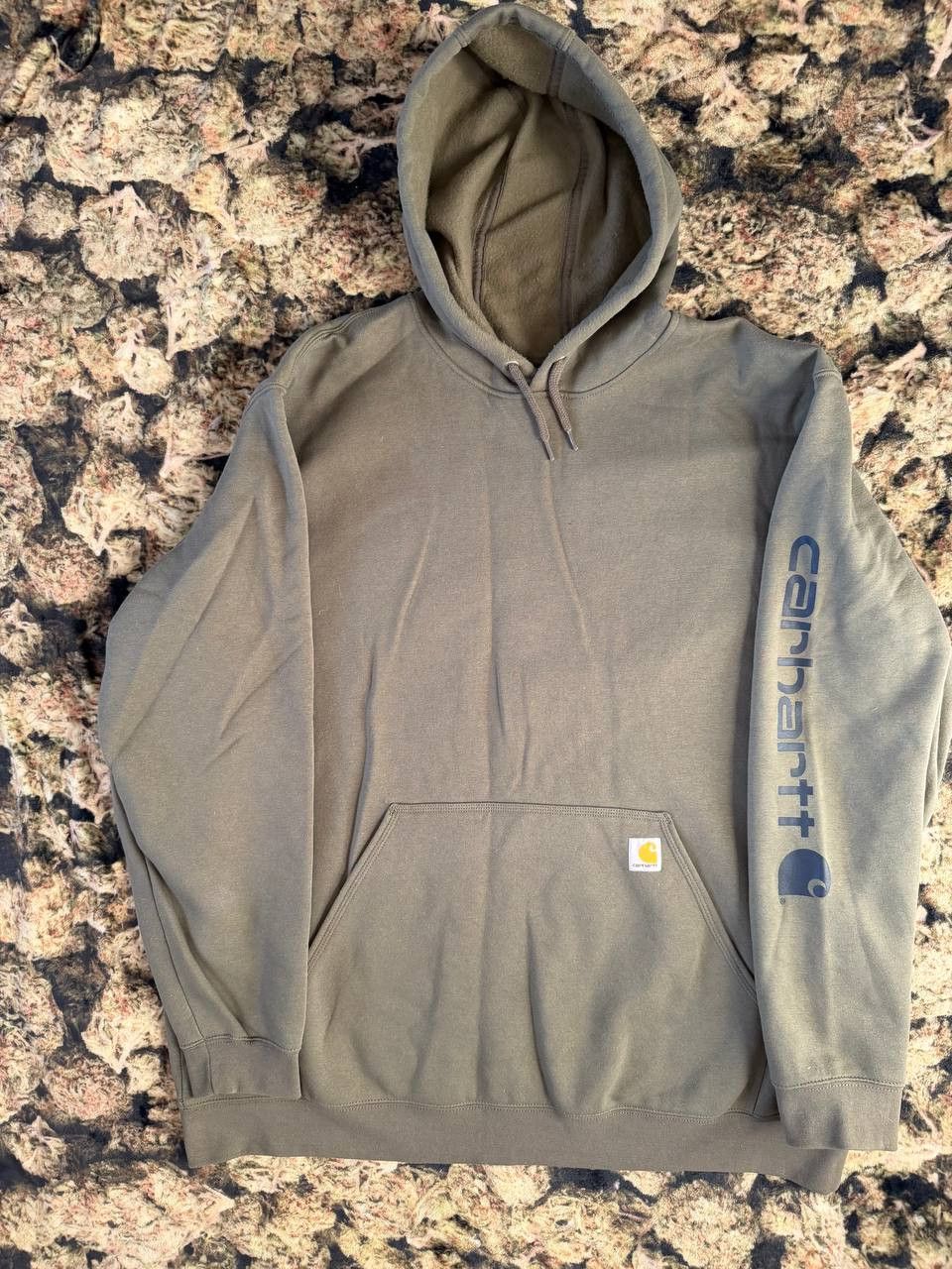 Carhartt Carhartt olive pull over hoodie Size US XXL / EU 58 / 5 - 1 Thumbnail