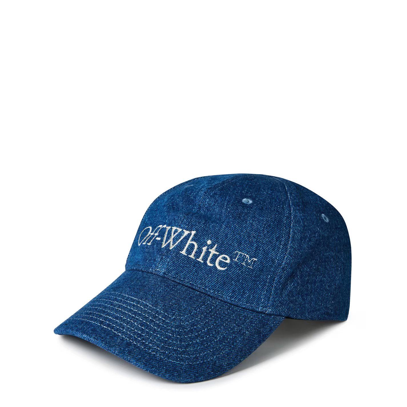Off-White o1g2r1mq0125 Size: OS / Hat / Cap in Blue Size ONE SIZE - 1 Thumbnail