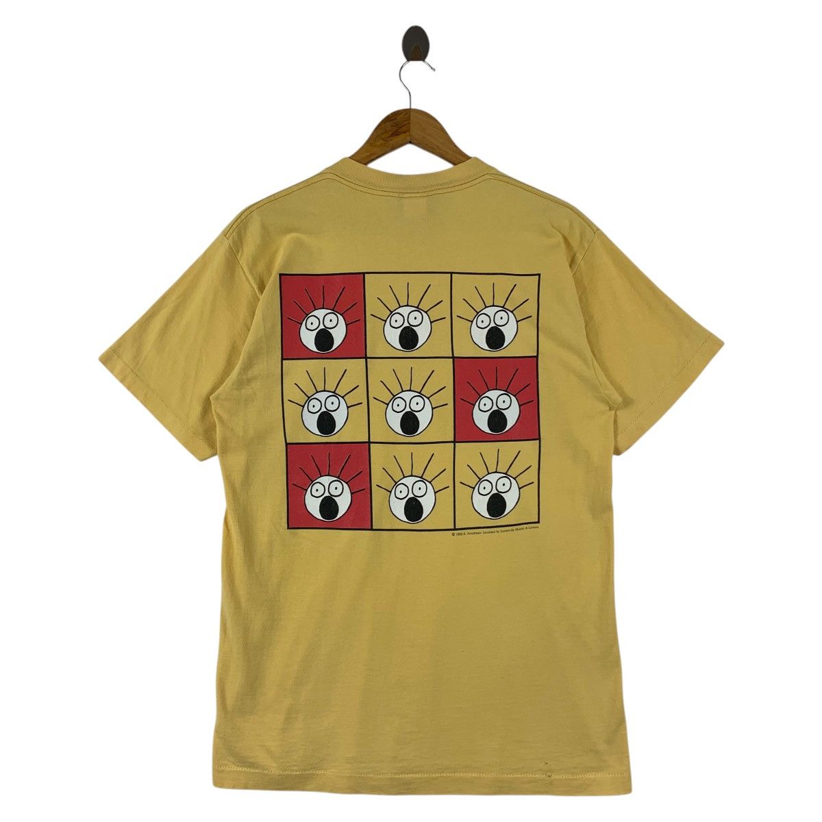 Levi's × Vintage Vintage 90s LEVIS Scared Guy printed design tee Size US M / EU 48-50 / 2 - 1 Thumbnail