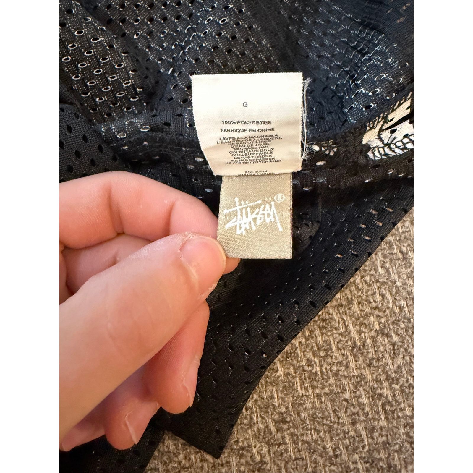 Stussy Stussy Y2K All City Champs Black Mesh Jersey Size Mens Large Size US L / EU 52-54 / 3 - 5 Thumbnail