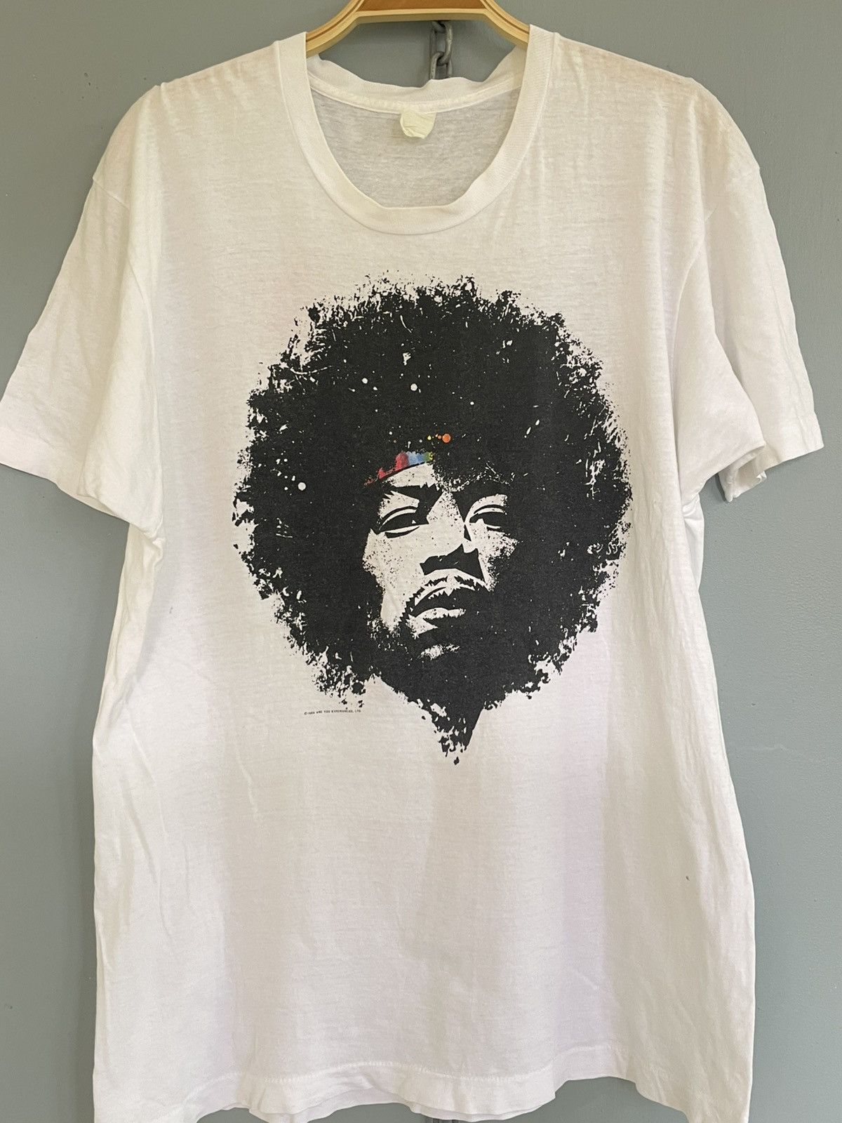 Band Tees Vintage 80s Jimi Hendrix t shirt Size US L / EU 52-54 / 3 - 3 Thumbnail