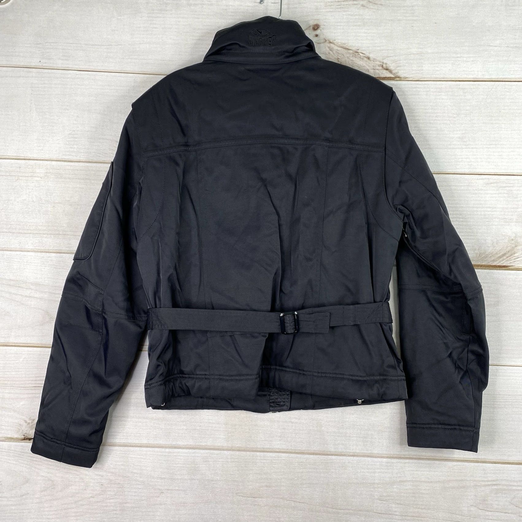 Barker Marker Jacket Womens 12 Black Snow Full Zip Riding Aqua Guard Stretch Zip Jacket Size XL / US 12-14 / IT 48-50 - 7 Thumbnail