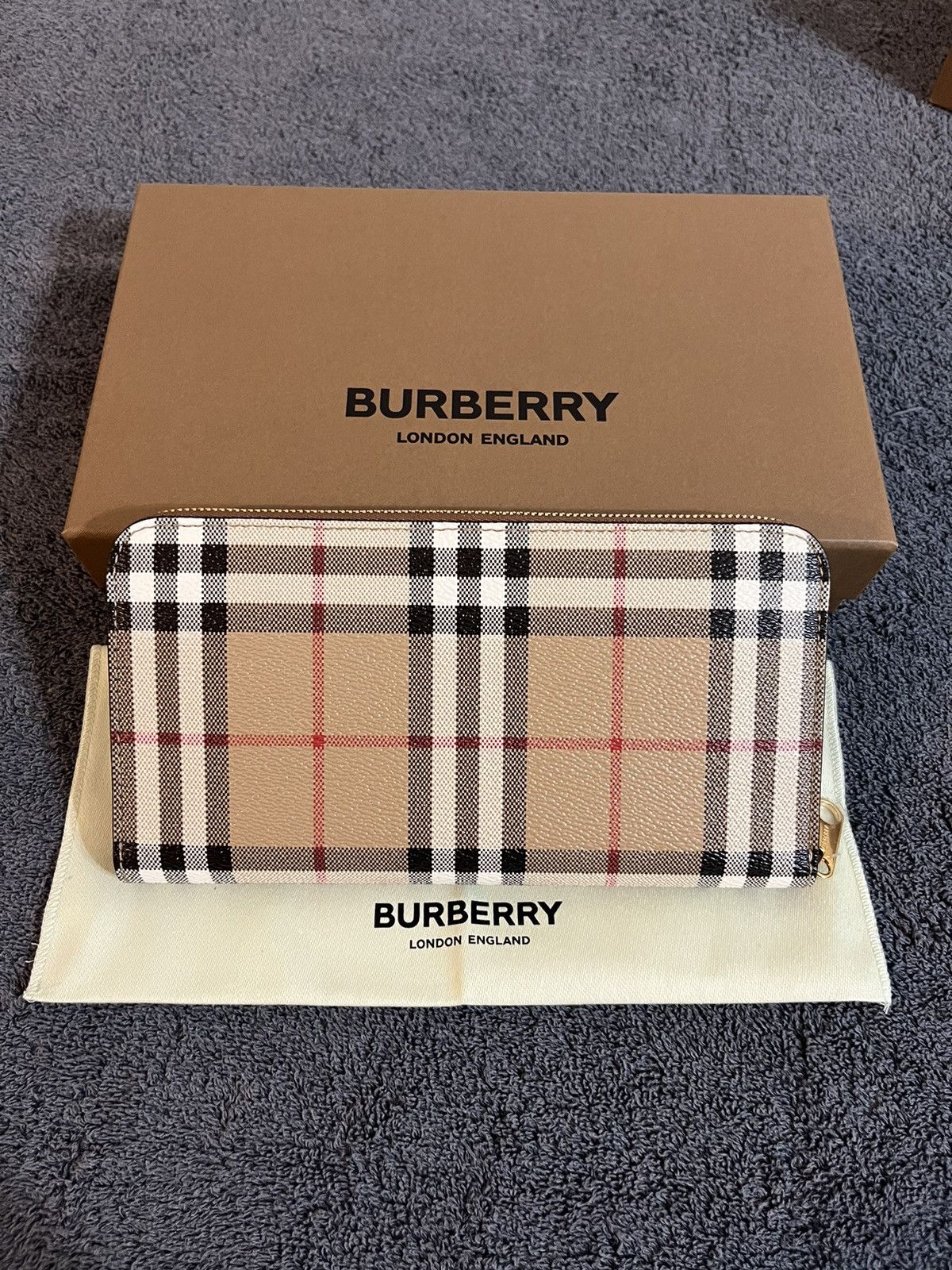 Burberry Burberry Check Zip Wallet Size ONE SIZE - 5 Thumbnail