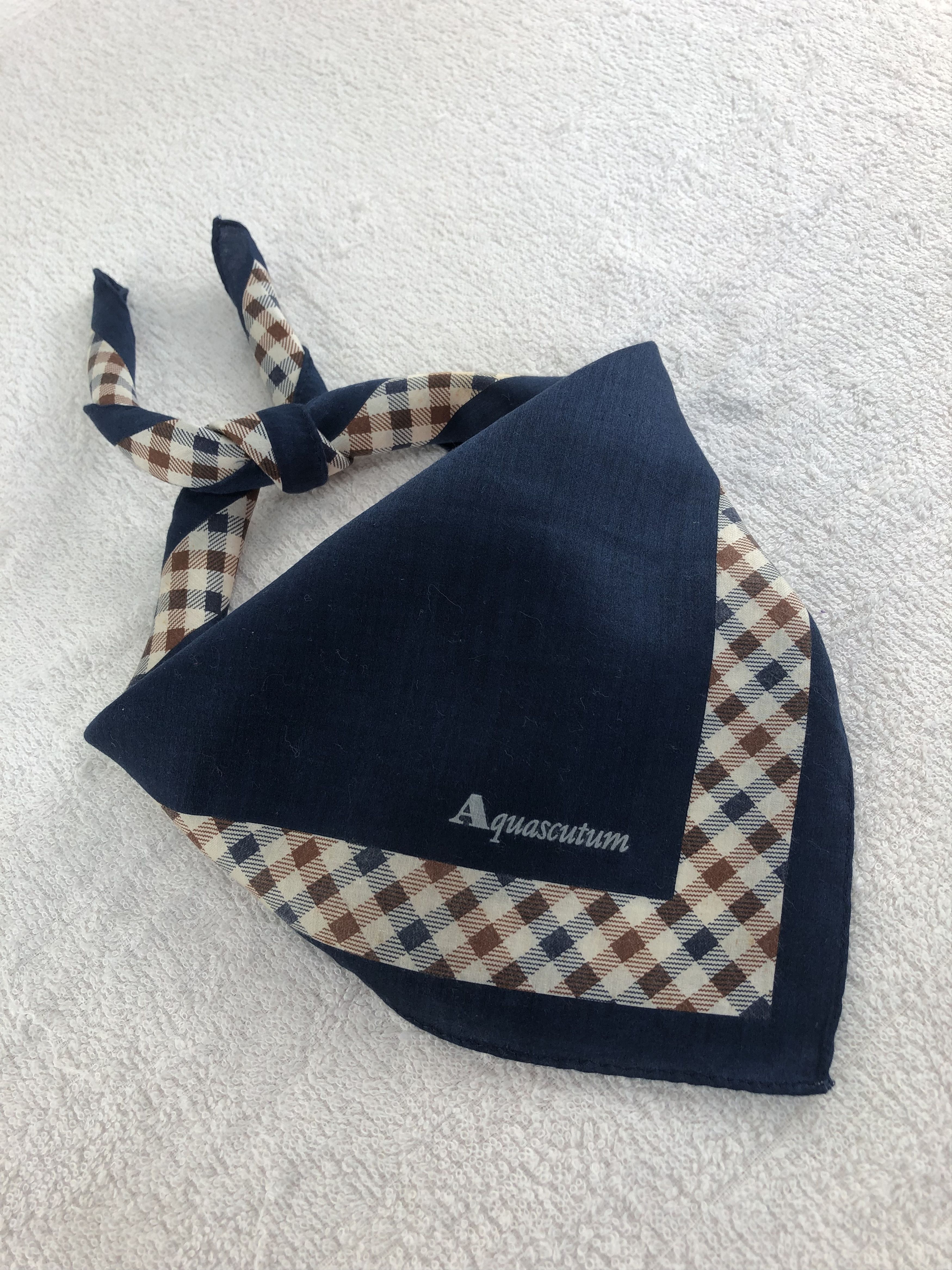 Aquascutum Aquasqutum Handkerchief / Bandana / Neckerchief C324 Size ONE SIZE - 2 Thumbnail