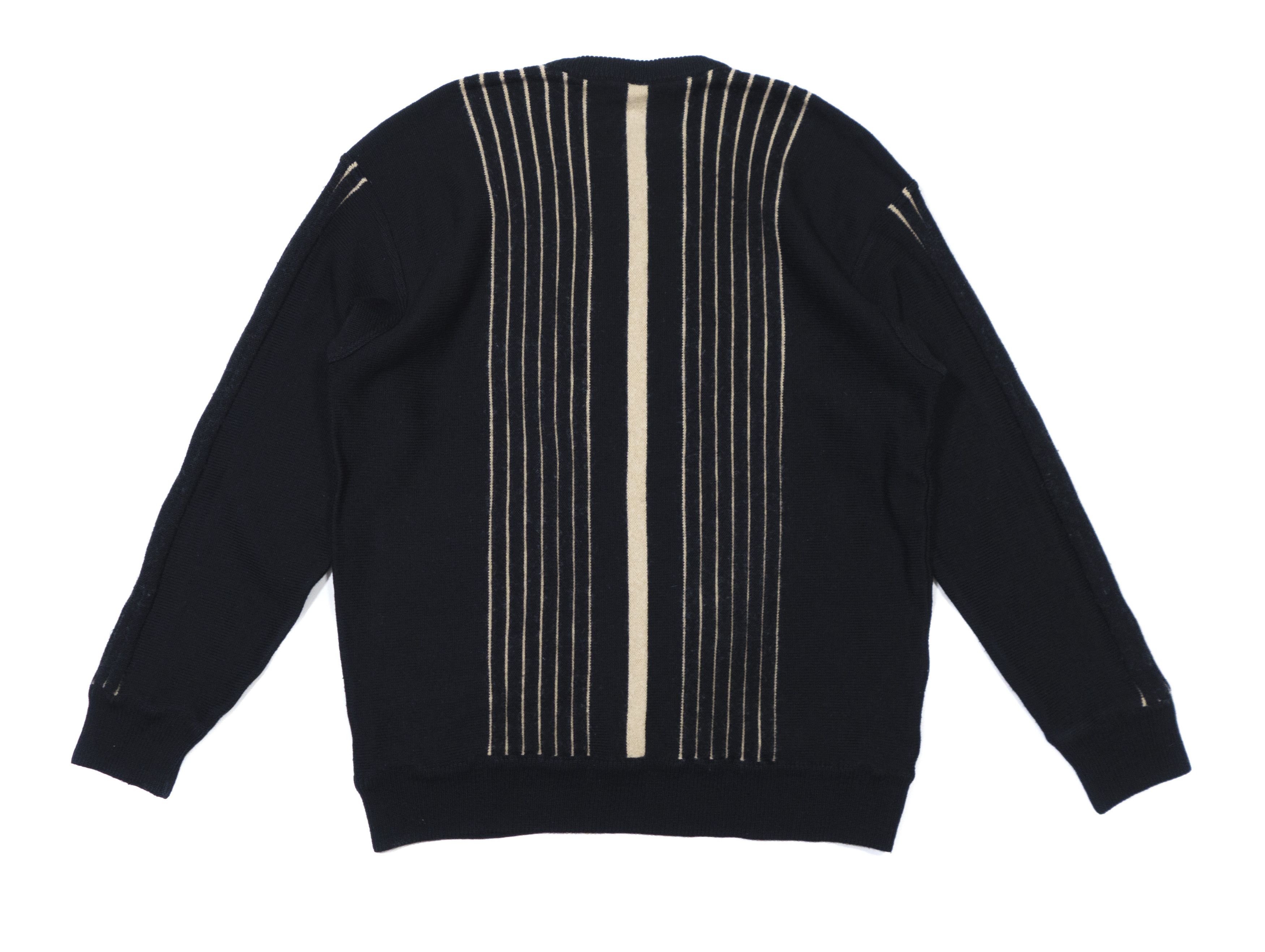 Carlo Colucci 00S Wool Acryl Stripes Sweater Size US M / EU 48-50 / 2 - 2 Thumbnail