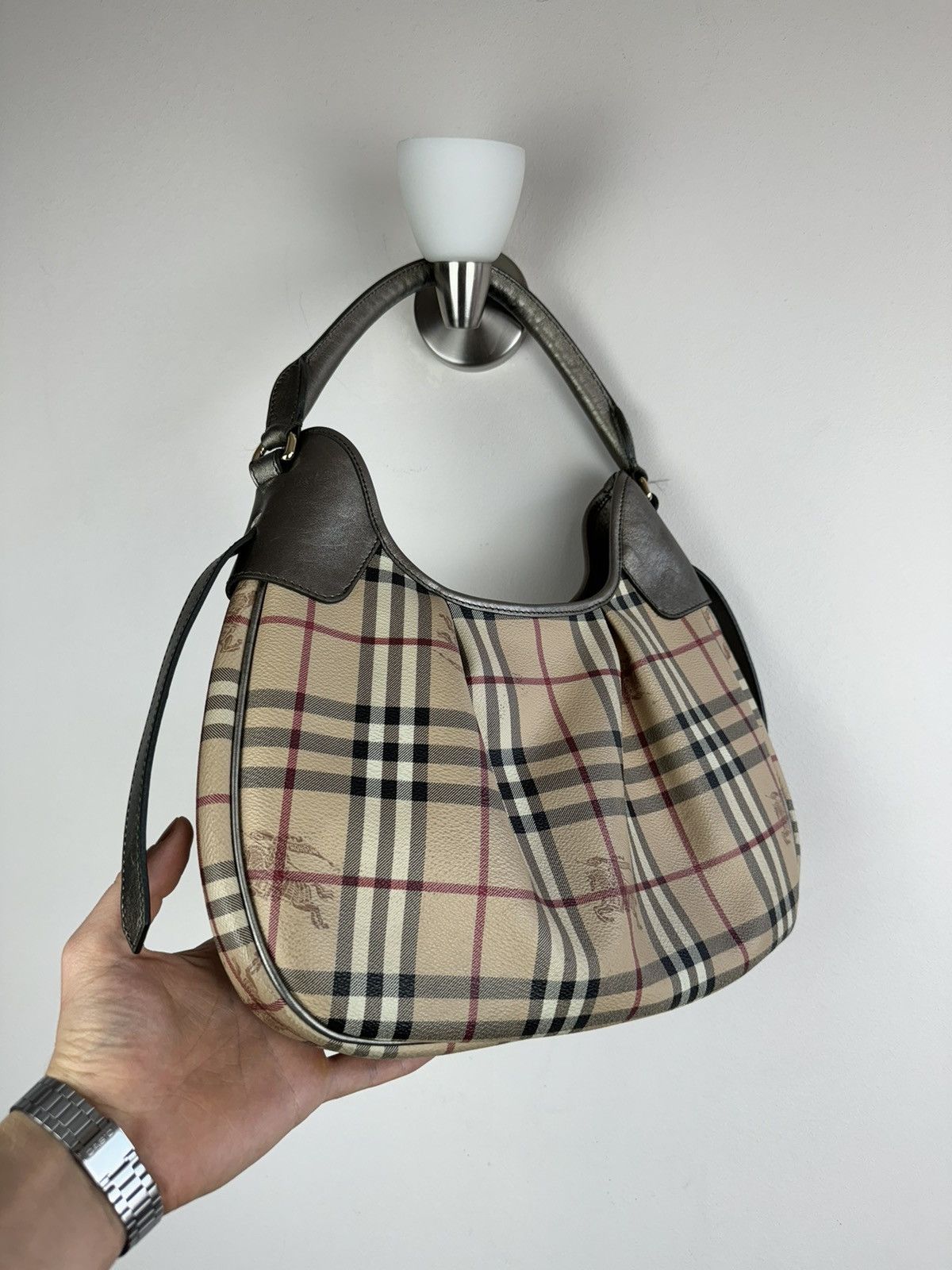 Burberry Leather shoulder bag Burberry original luxury casual item Size ONE SIZE - 3 Thumbnail