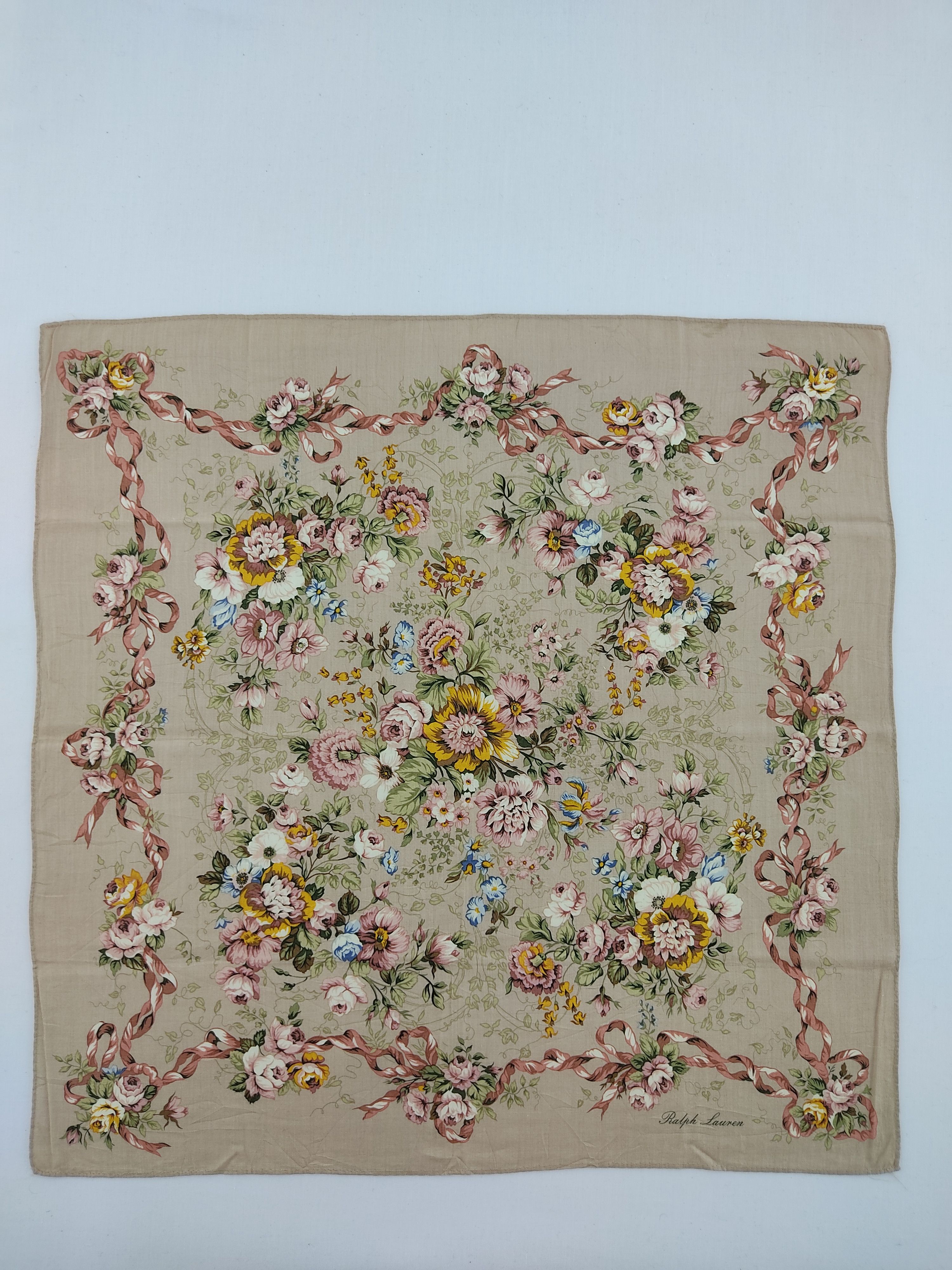 Ralph Lauren × Vintage Ralph Lauren Handkerchief / Neckwear / Bandana Size ONE SIZE - 2 Thumbnail