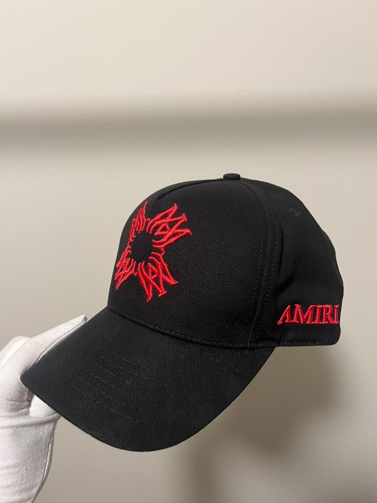 Amiri Amiri Black 'MA' Quad Canvas Cap Size ONE SIZE - 1 Thumbnail