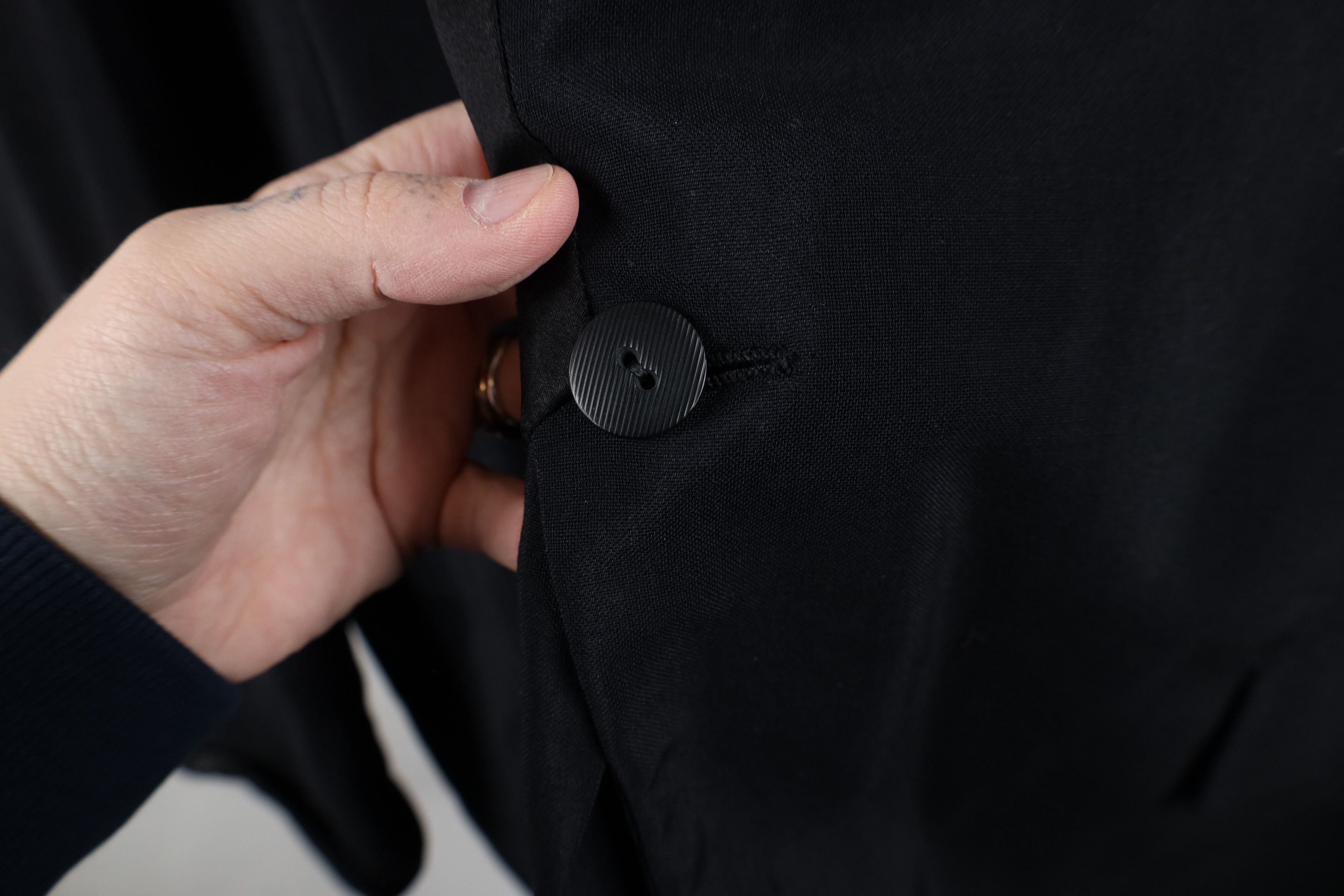 Vintage Vintage 60s Tailored Satin Trim Tuxedo Prom Suit Jacket USA Size US XXL / EU 58 / 5 - 9 Thumbnail