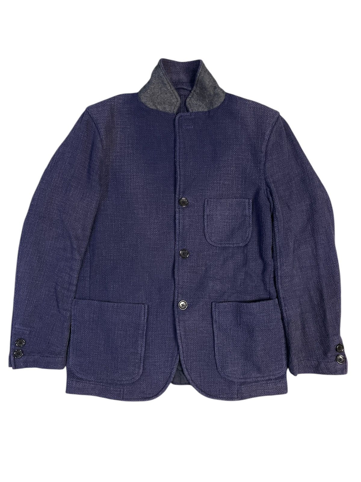 Japanese Brand Designer Toshihiko Muira Soutiencol Faded Jacket Size US M / EU 48-50 / 2 - 1 Thumbnail