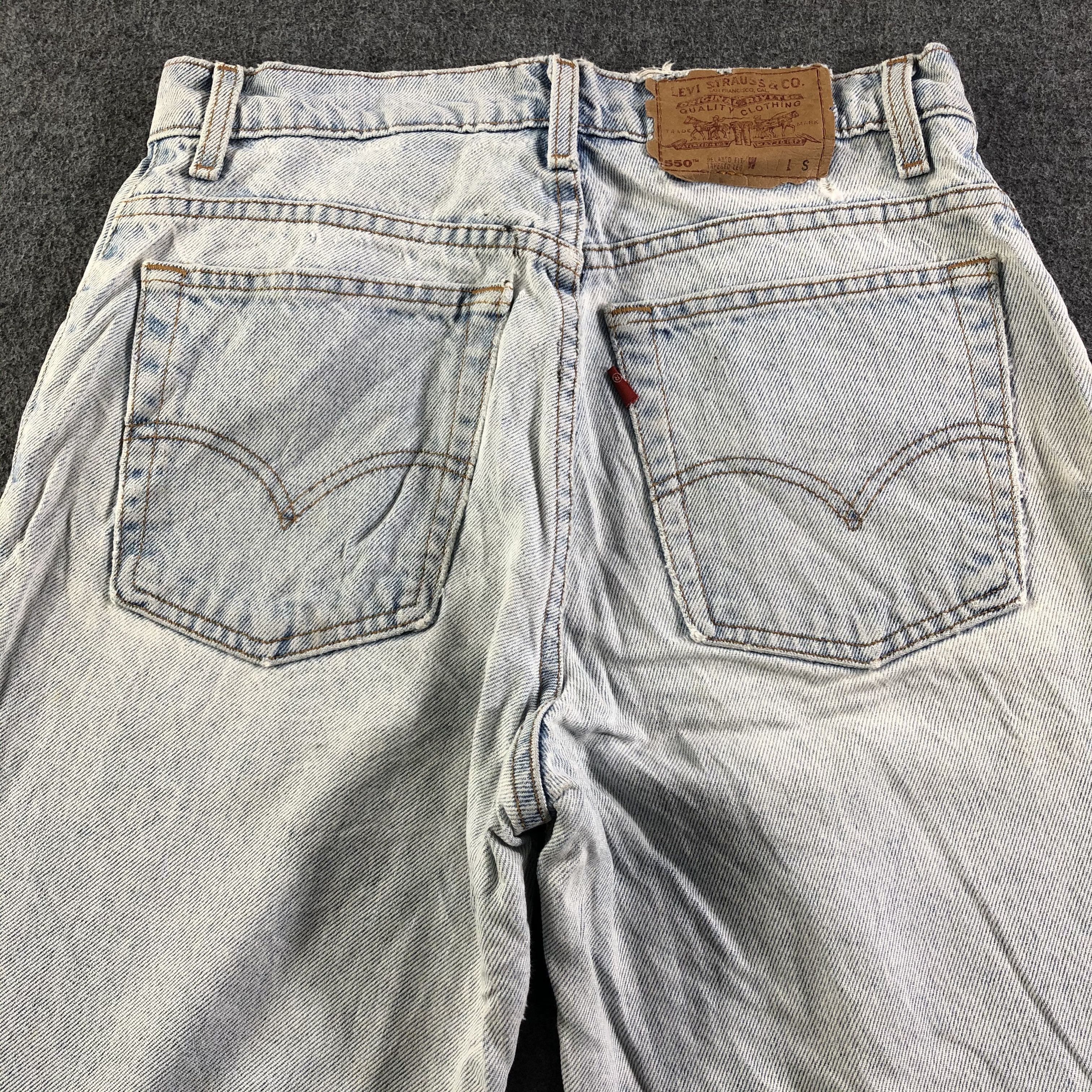 Levi's 90s Vintage Light Wash Levis 550 Jeans-J3023 Size US 29 - 4 Thumbnail