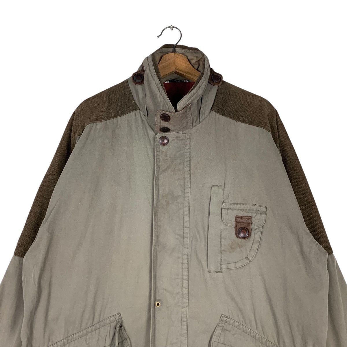 Vintage EMILIO SANDRINI Casual Wear Jacket #1352-C61 Size US M / EU 48-50 / 2 - 2 Thumbnail
