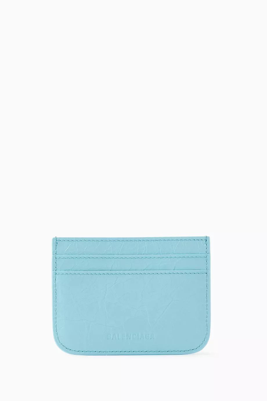 Balenciaga o1in1g1024 Size : OS / Le Cagole Card Holder in Light Blue Size ONE SIZE - 2 Thumbnail