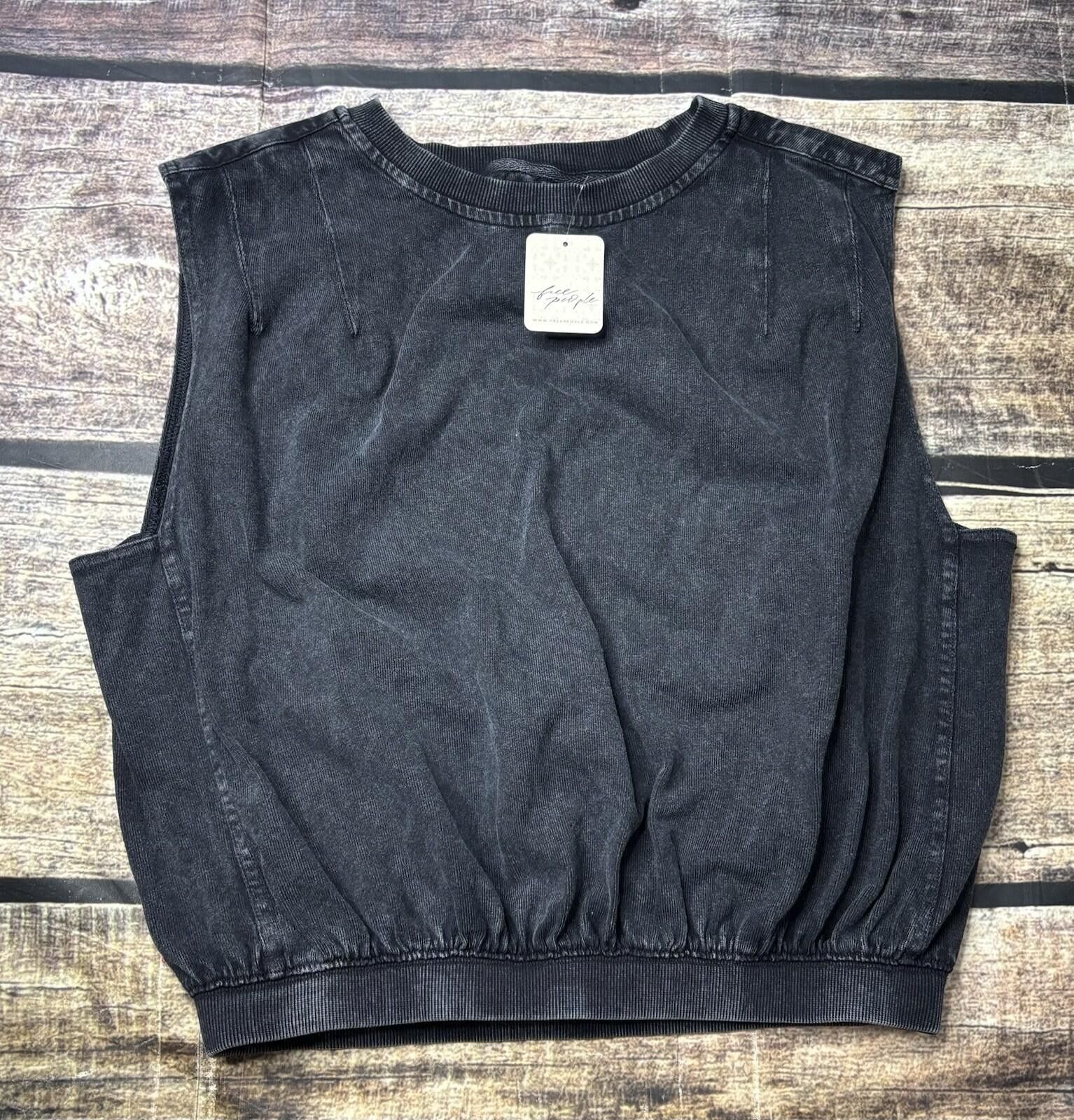 Other Free People We The Free Tank Top Womens XS Cotton Black $58 Size XS / US 0-2 / IT 36-38 - 1 Thumbnail