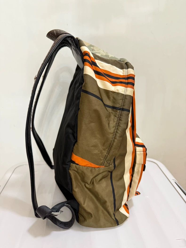 Givenchy Givenchy Camouflage Backpack with Orange Stripes, Military Size ONE SIZE - 2 Thumbnail